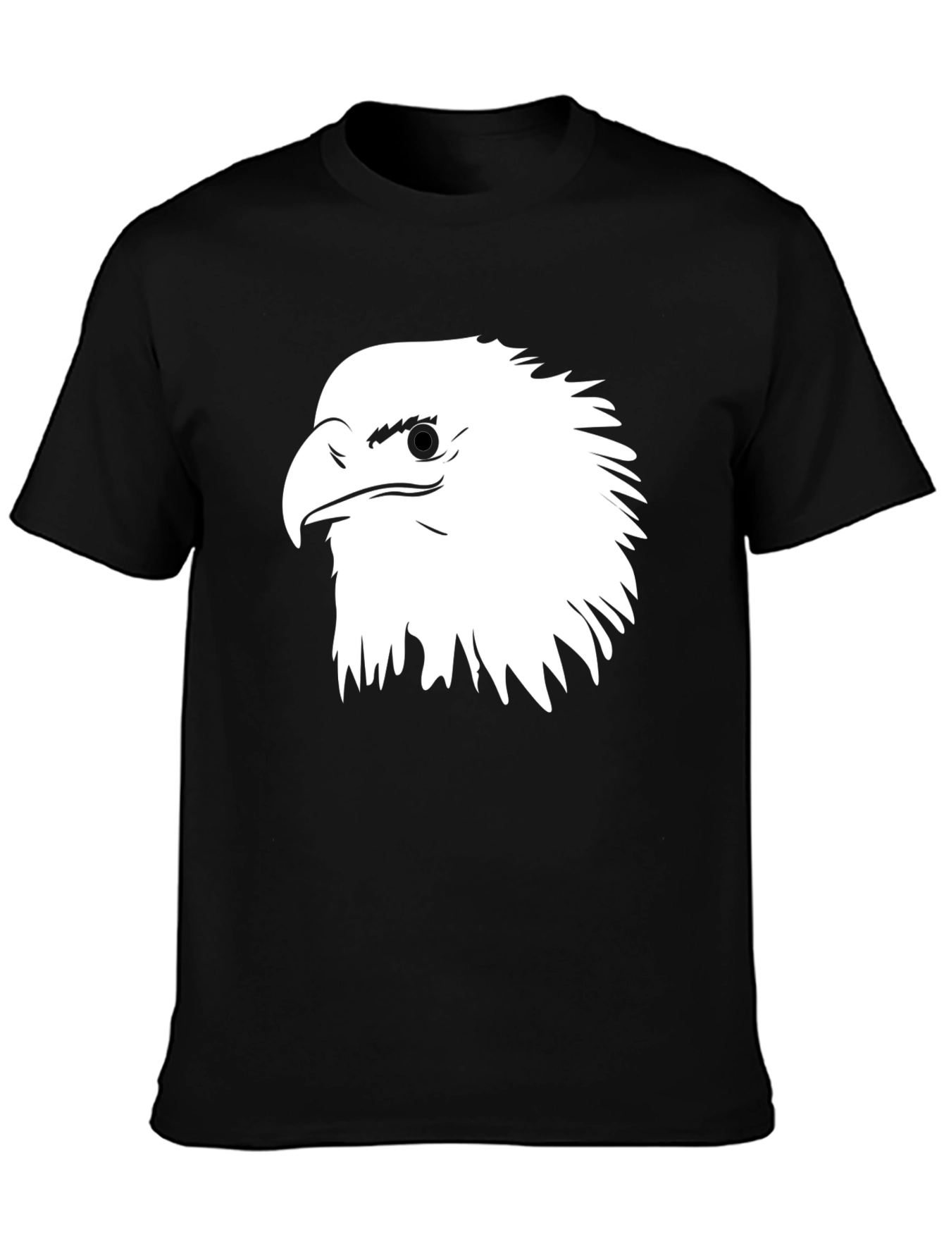 Eagle Graphic T-Shirt - Black Cotton Tee