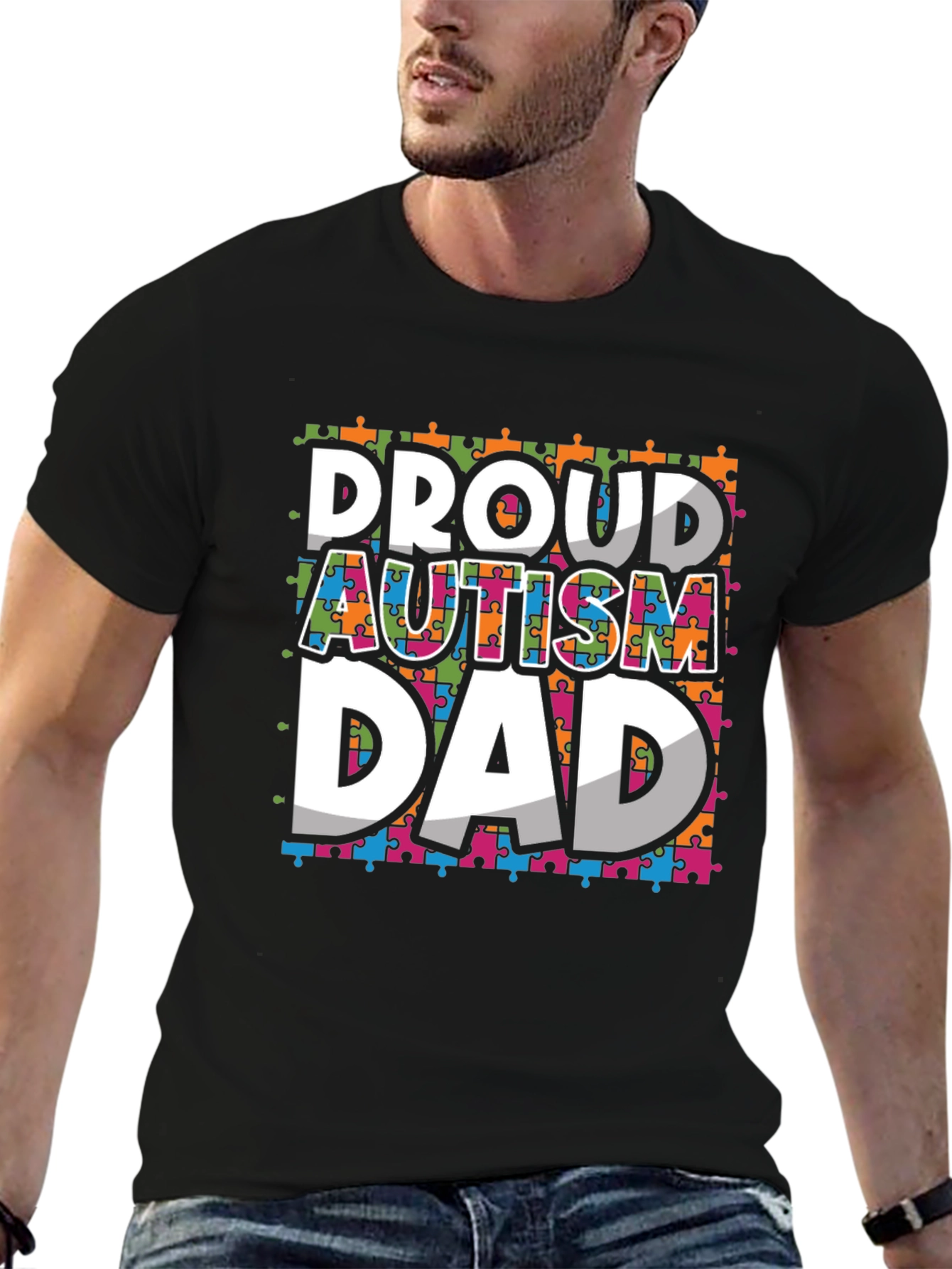 Proud Autism Dad T-Shirt