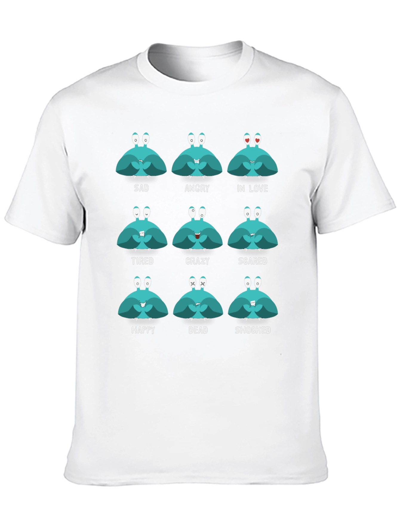 Funny Moods Crab Graphic Black T-Shirt