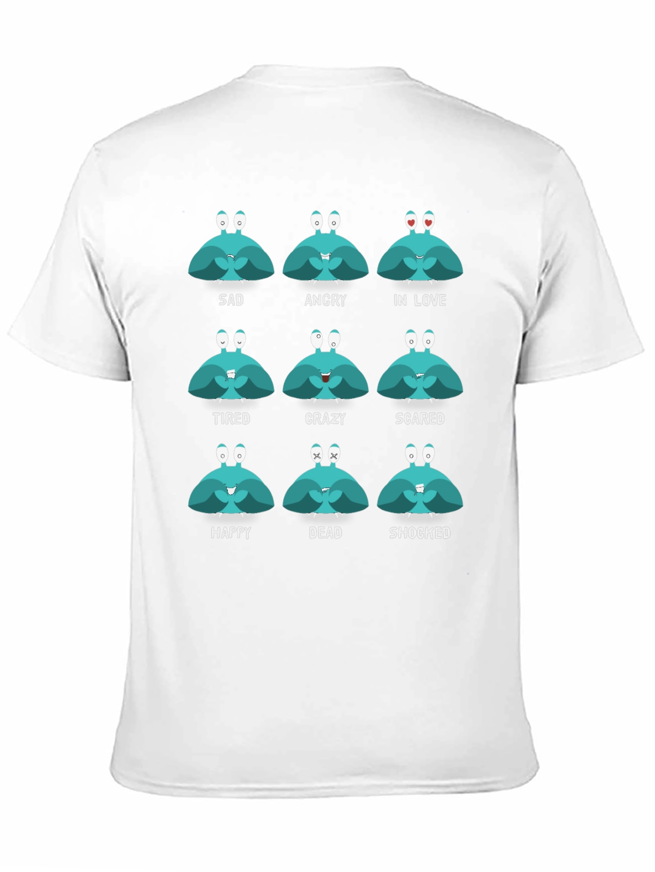 Funny Moods Crab Graphic Black T-Shirt