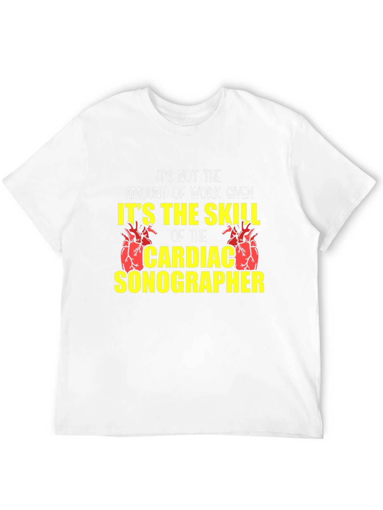 Cardiac Sonographer Skill T-Shirt - Black