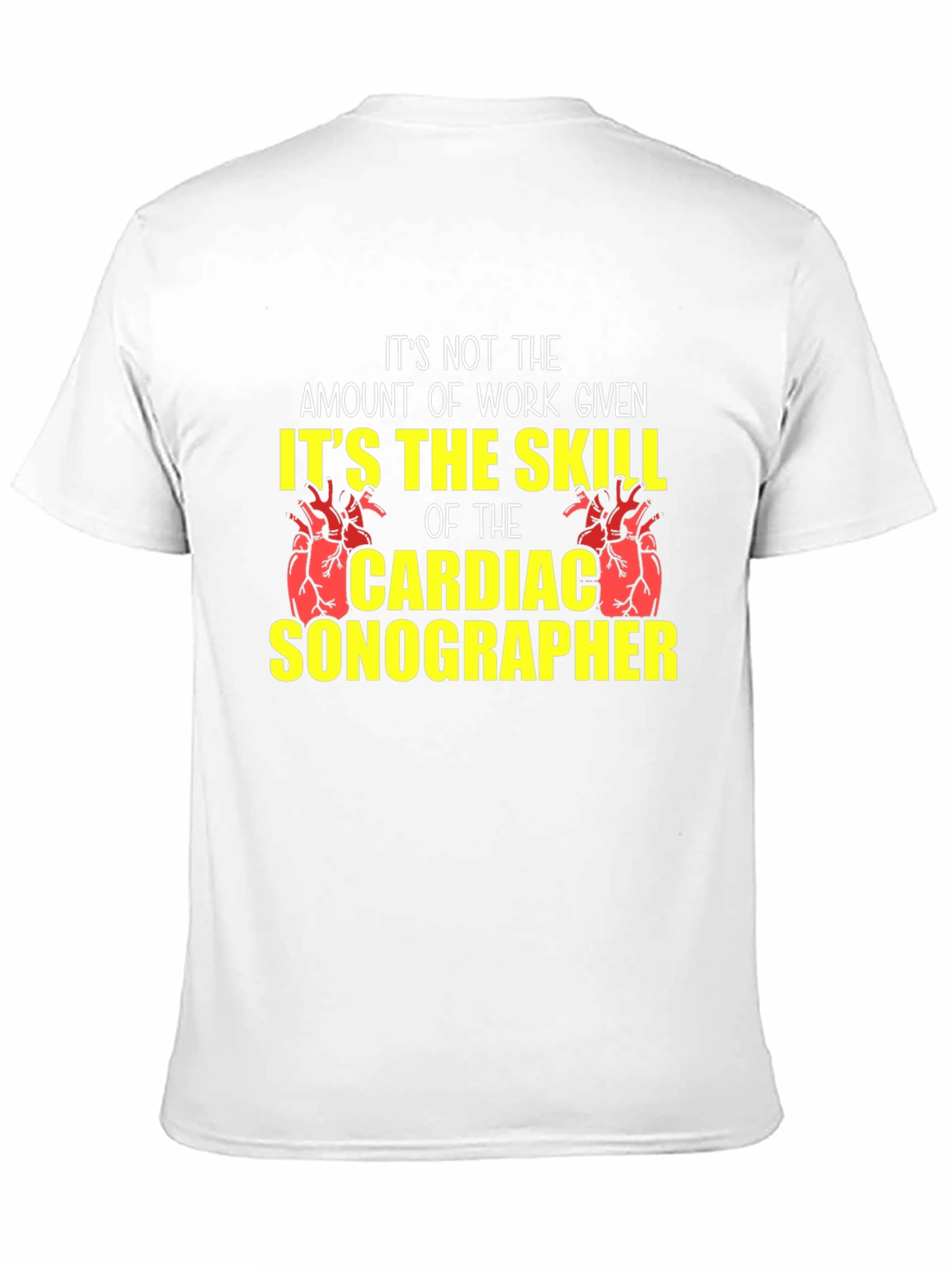 Cardiac Sonographer Skill T-Shirt - Black