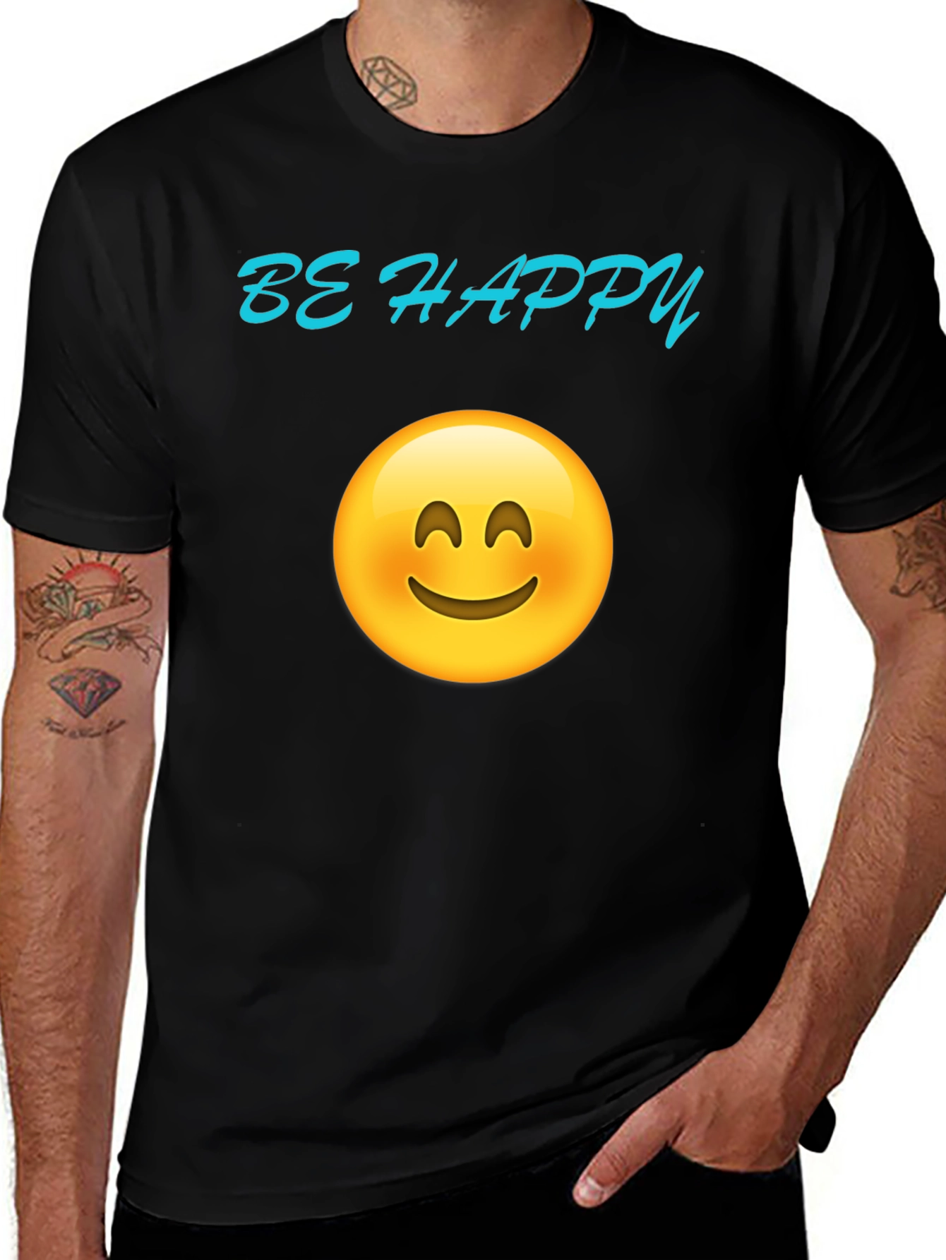 Be Happy Emoji T-Shirt