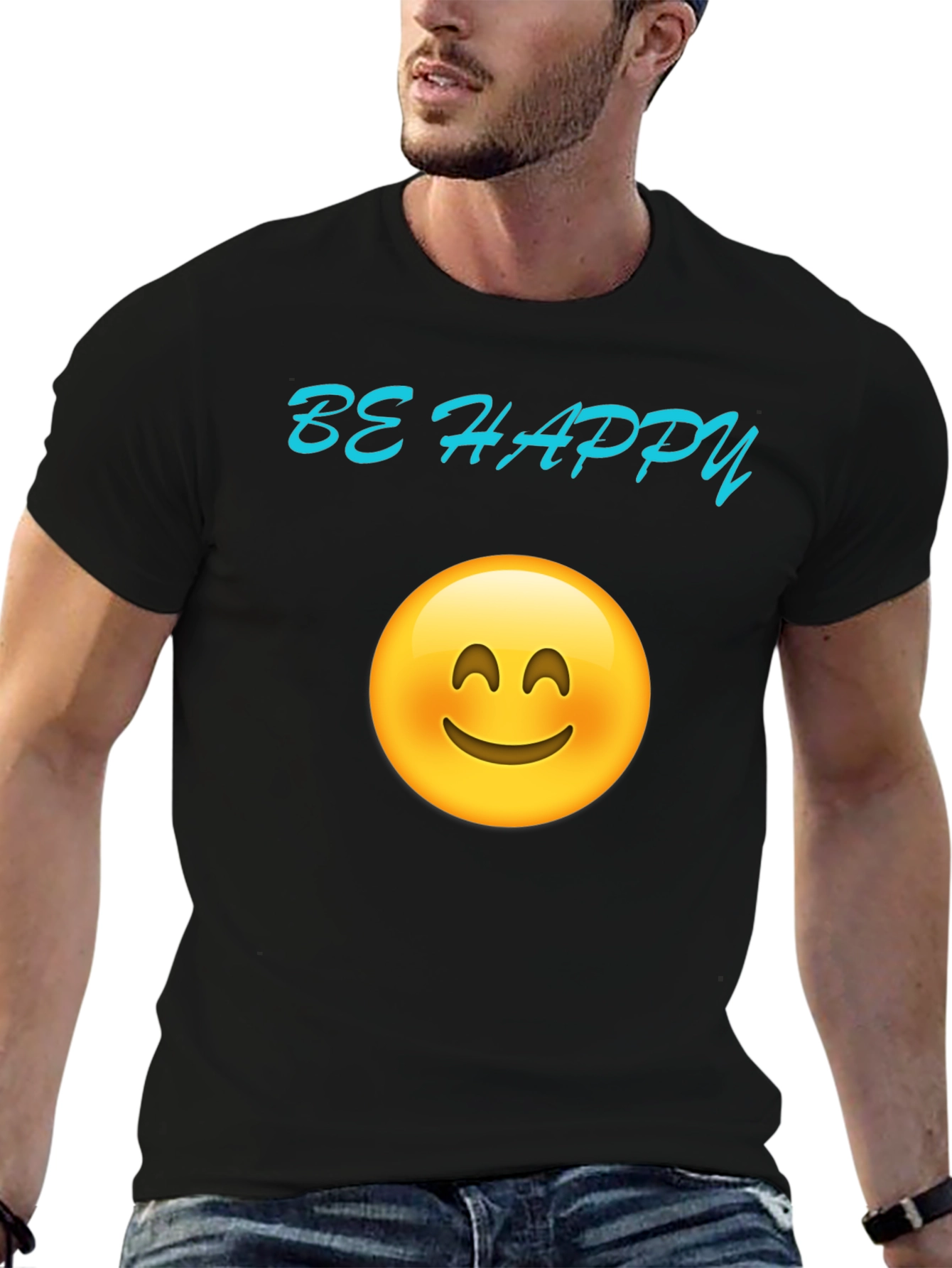 Be Happy Emoji T-Shirt