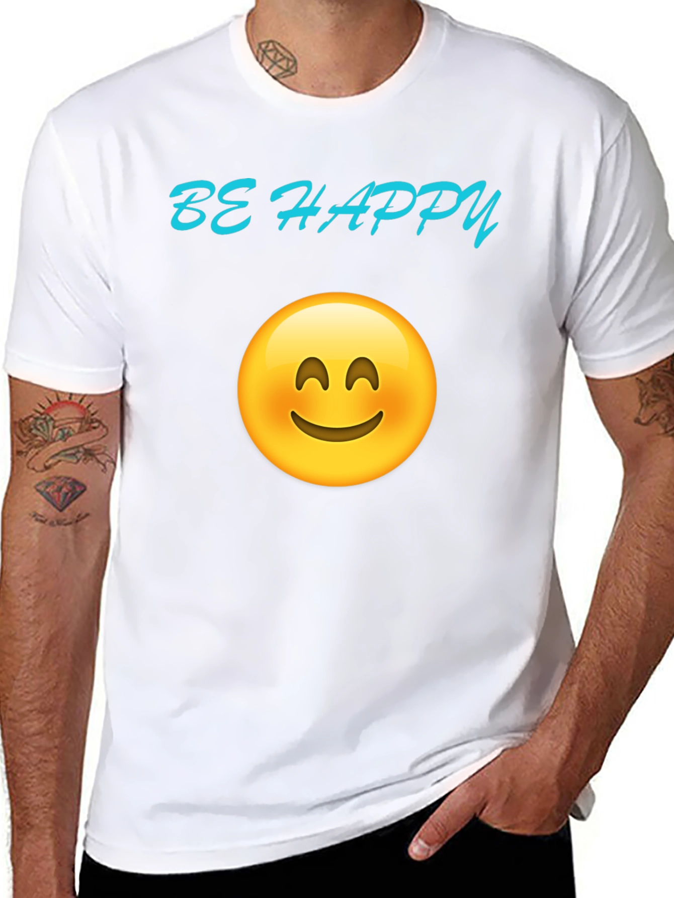 Be Happy Emoji T-Shirt