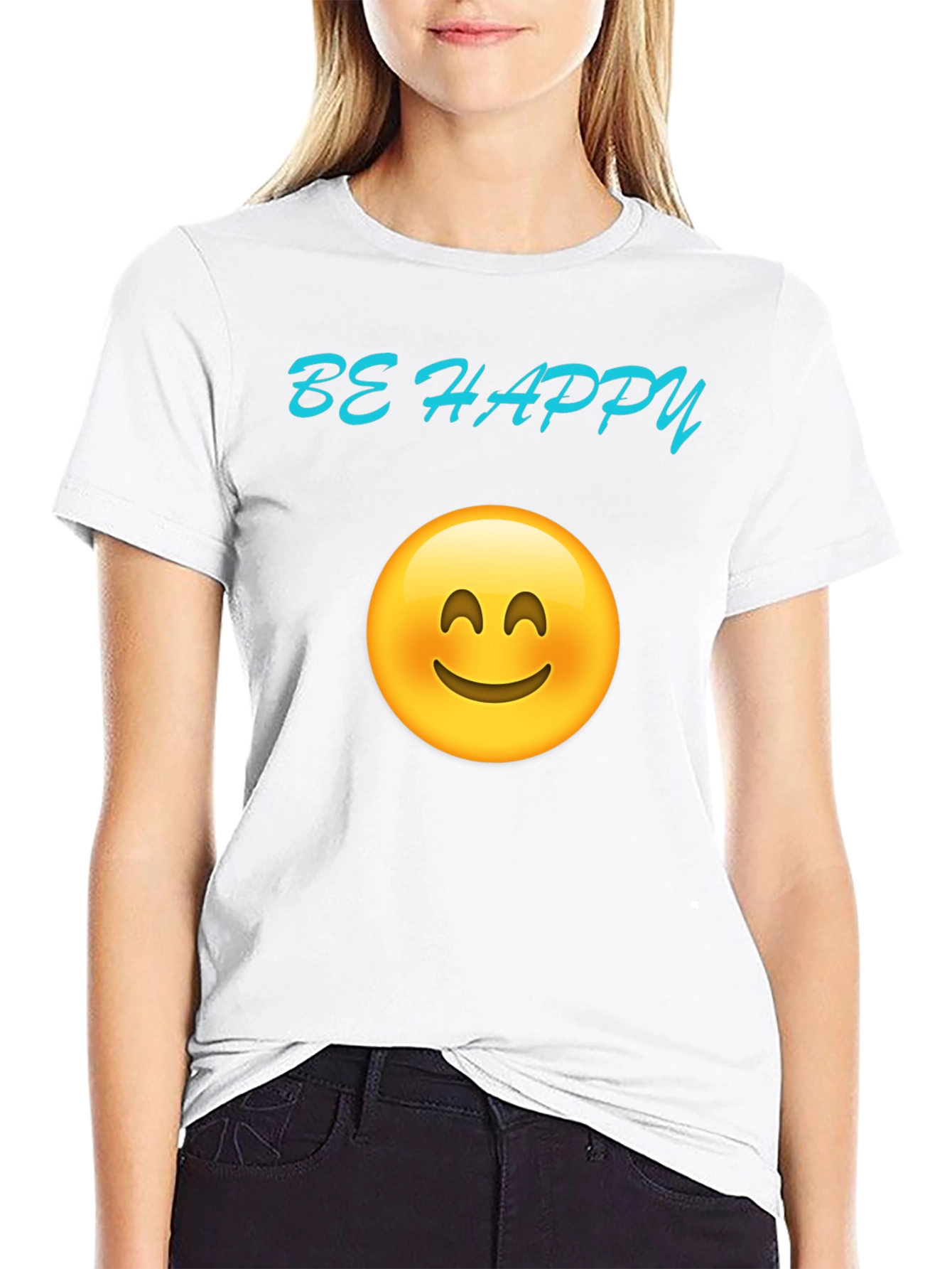 Be Happy Emoji T-Shirt