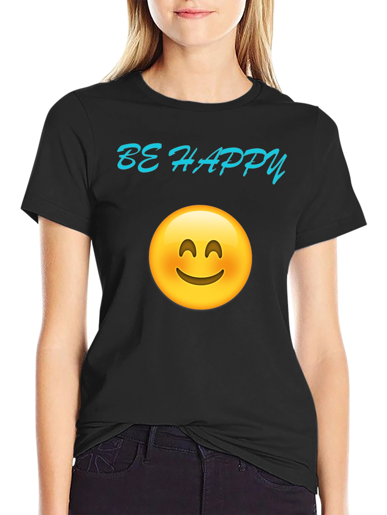 Be Happy Emoji T-Shirt