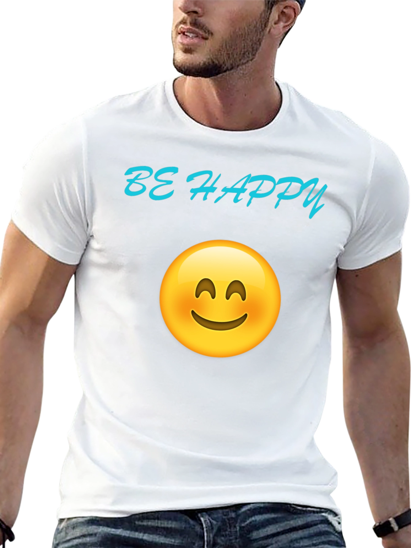 Be Happy Emoji T-Shirt
