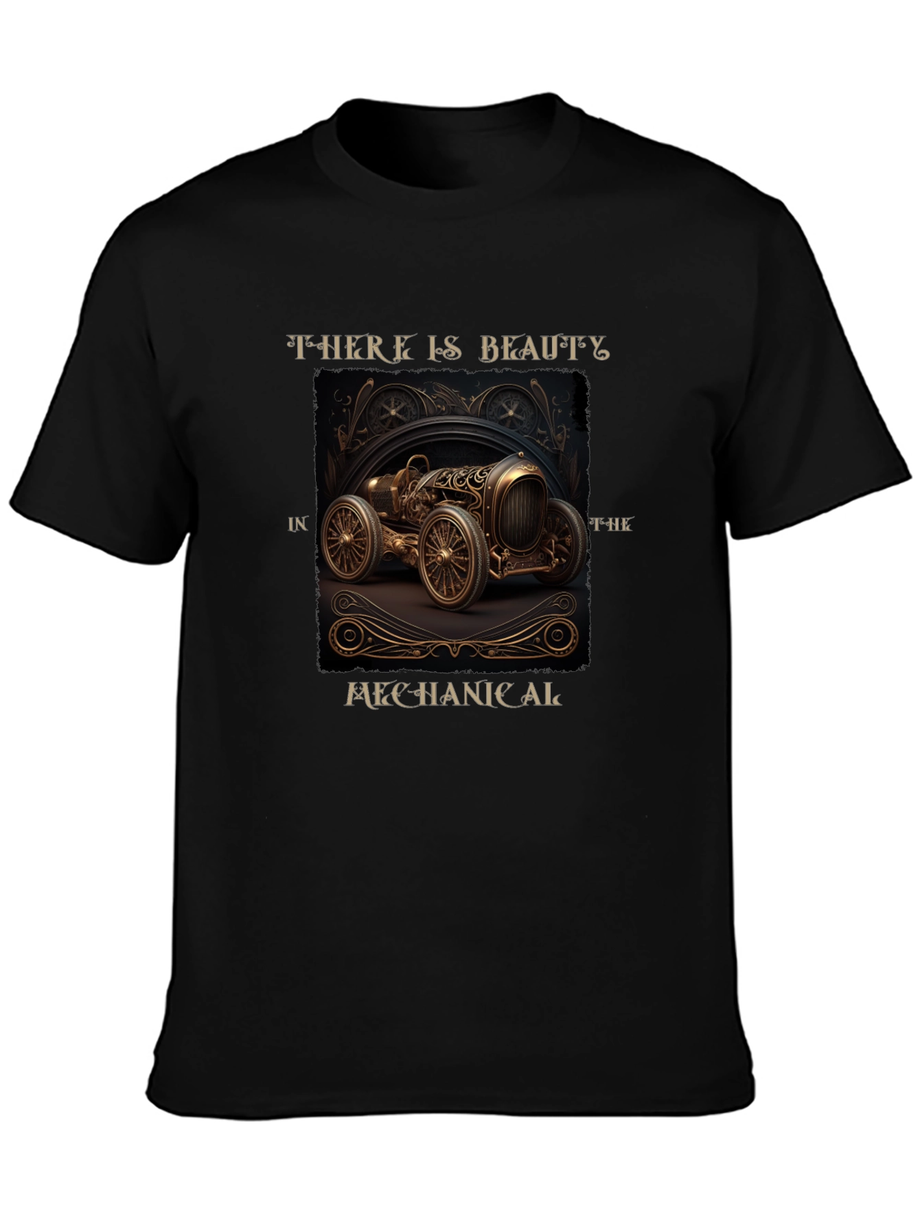 Steampunk Car Graphic T-Shirt