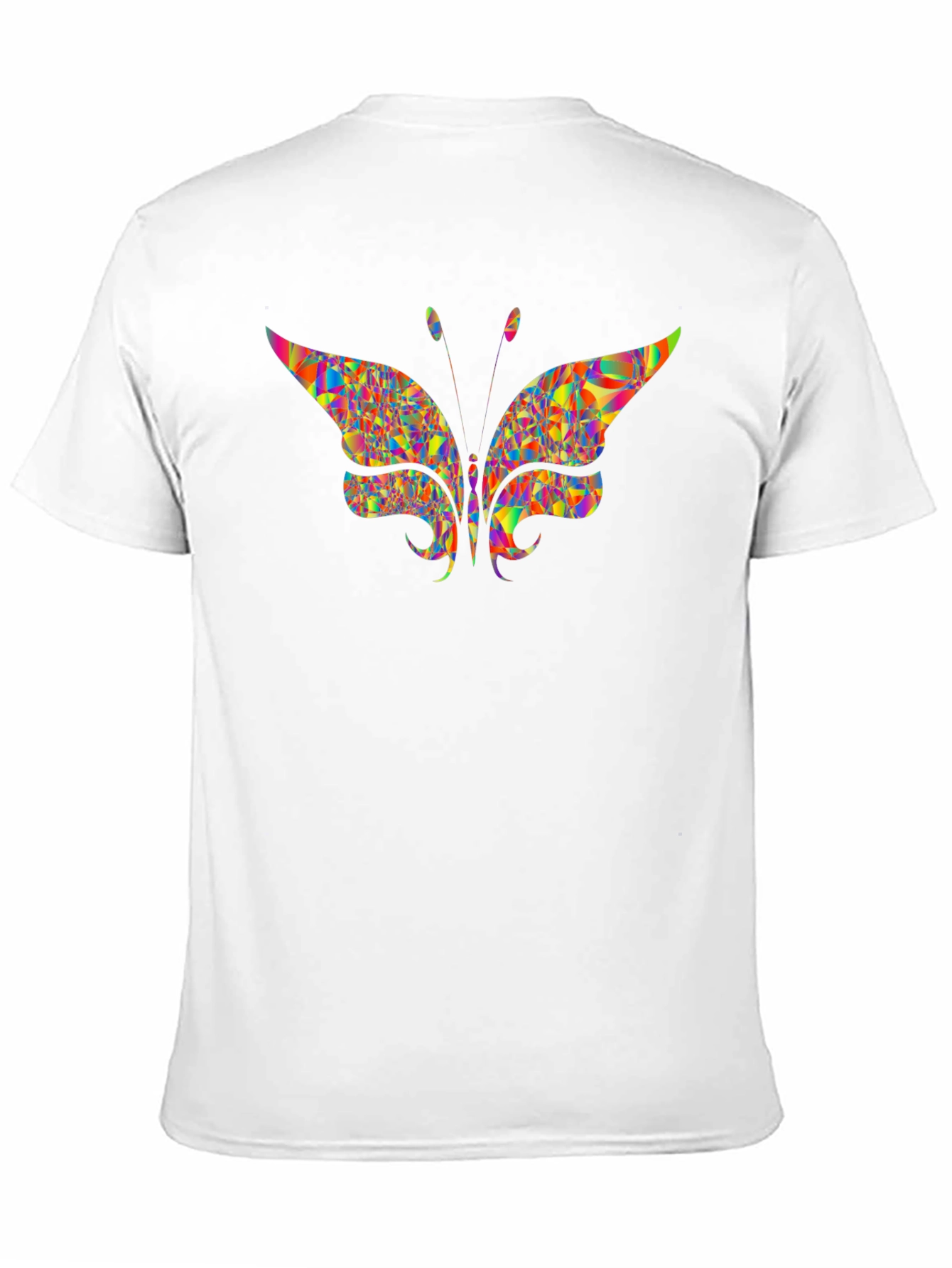 Butterfly Prism Graphic Black T-Shirt