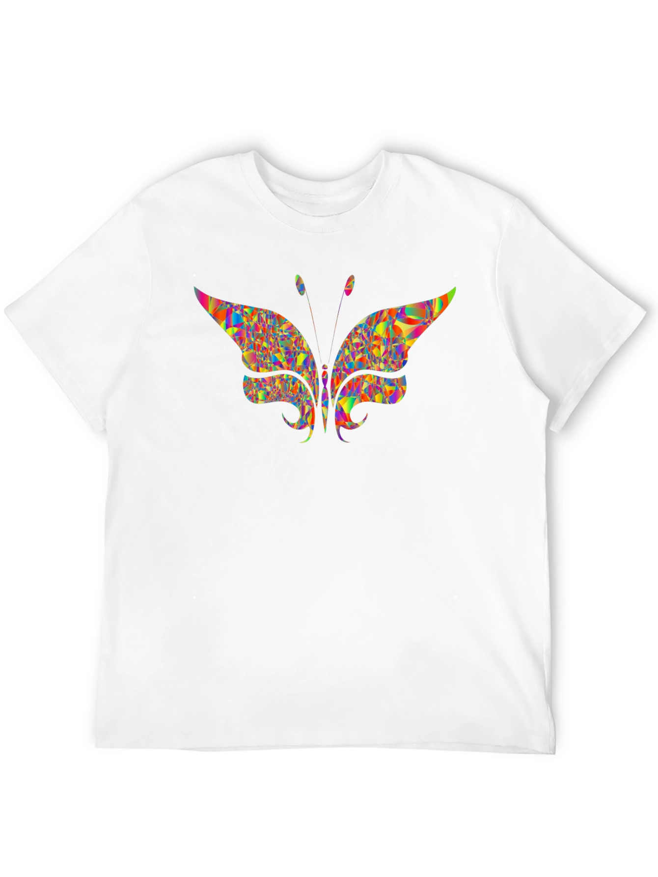 Butterfly Prism Graphic Black T-Shirt
