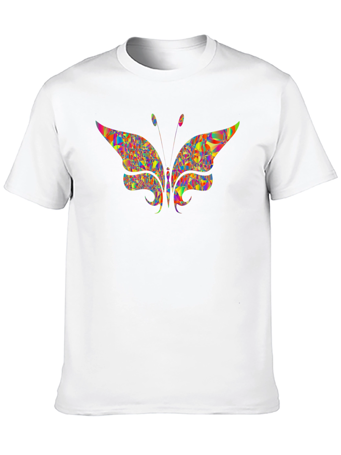 Butterfly Prism Graphic Black T-Shirt
