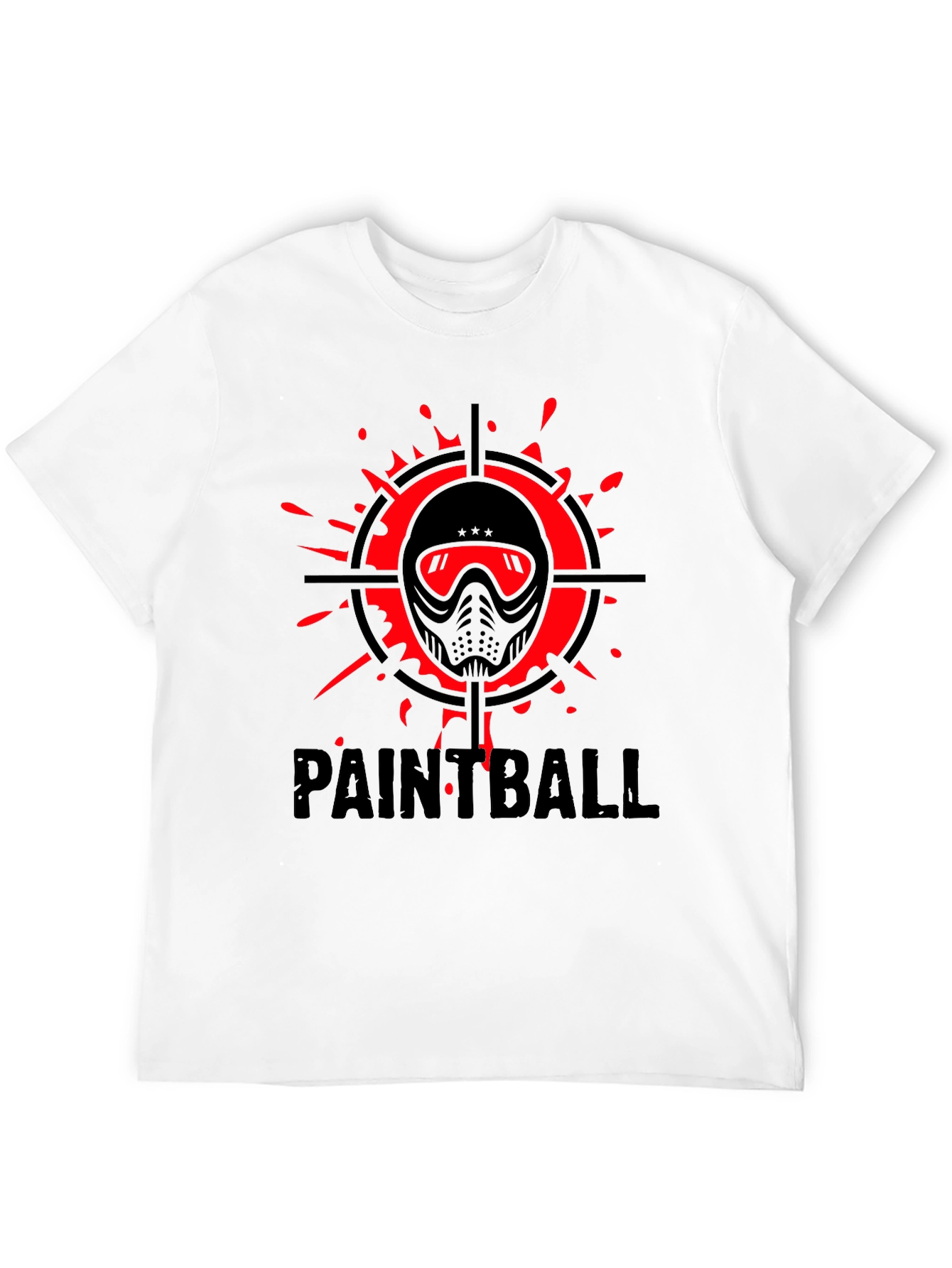 Paintball Target T-Shirt - Black