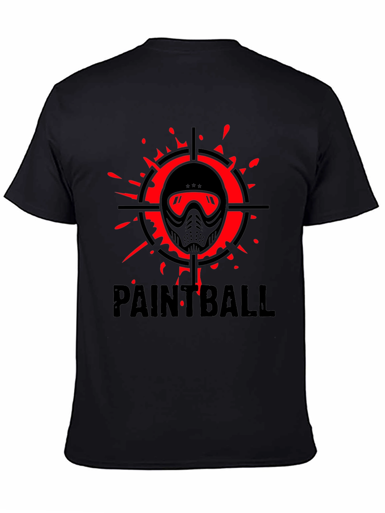 Paintball Target T-Shirt - Black
