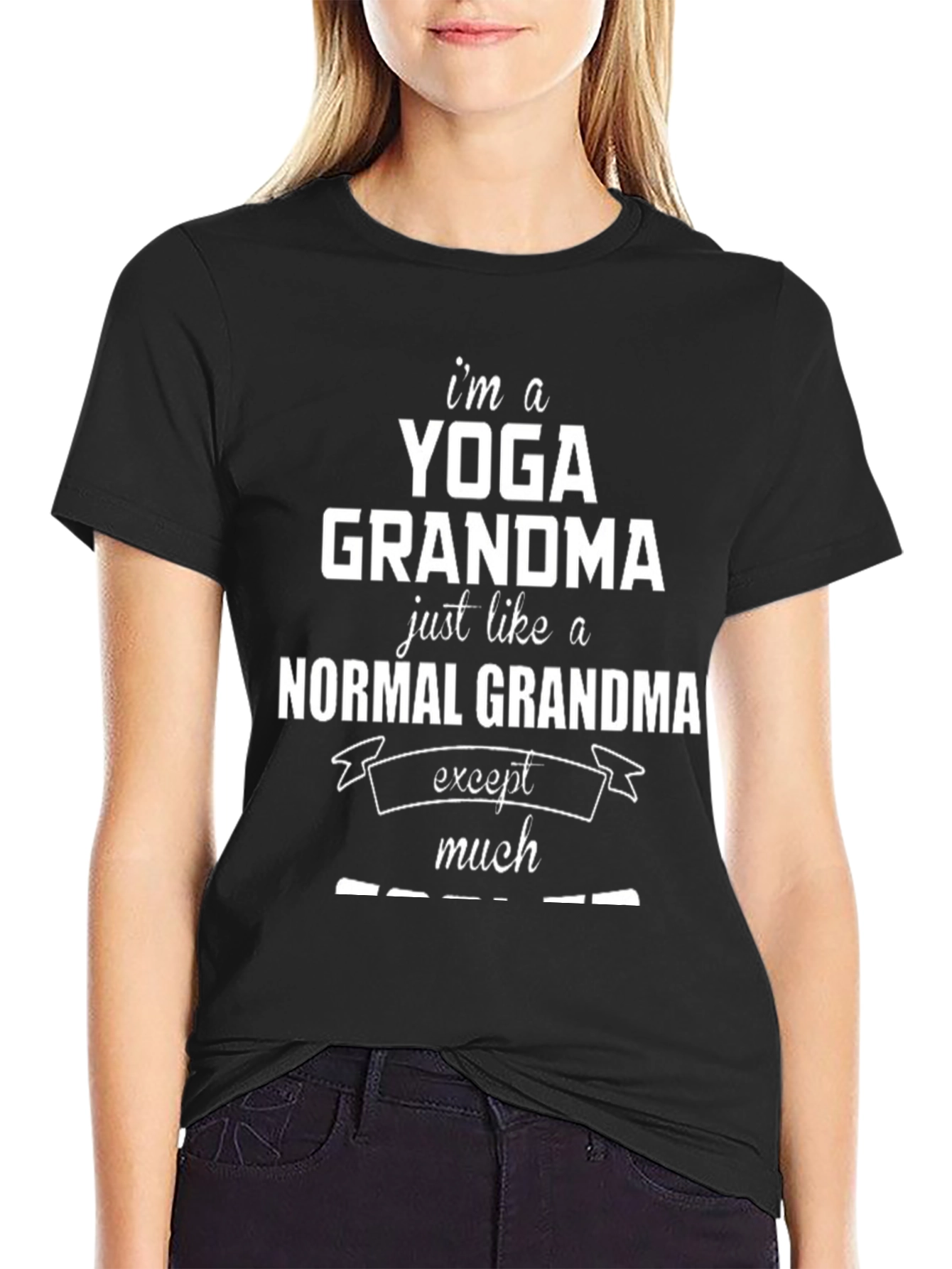 Yoga Grandma T-Shirt - Fun & Stylish