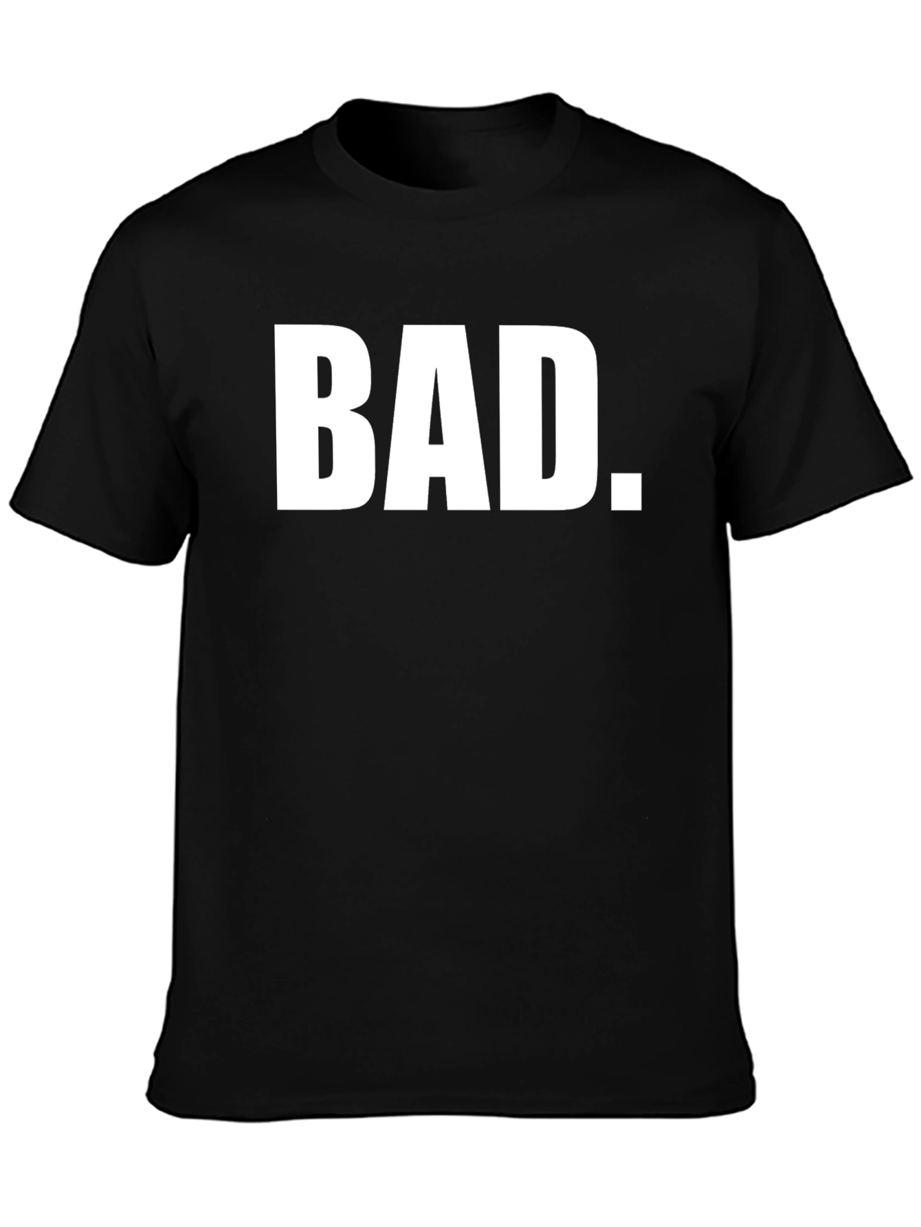 Mens BAD. Graphic Black T-Shirt