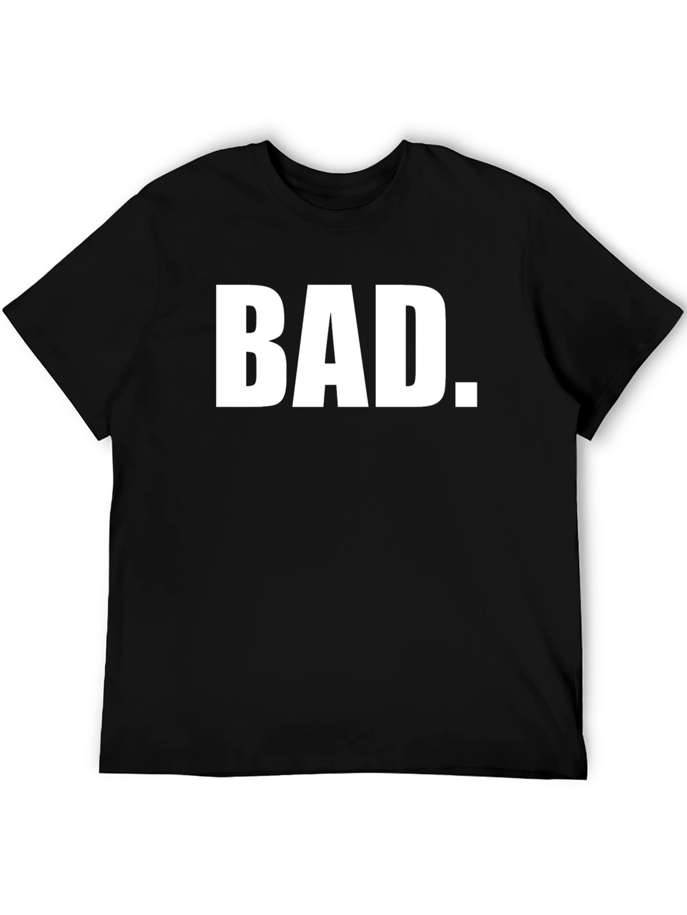 Mens BAD. Graphic Black T-Shirt