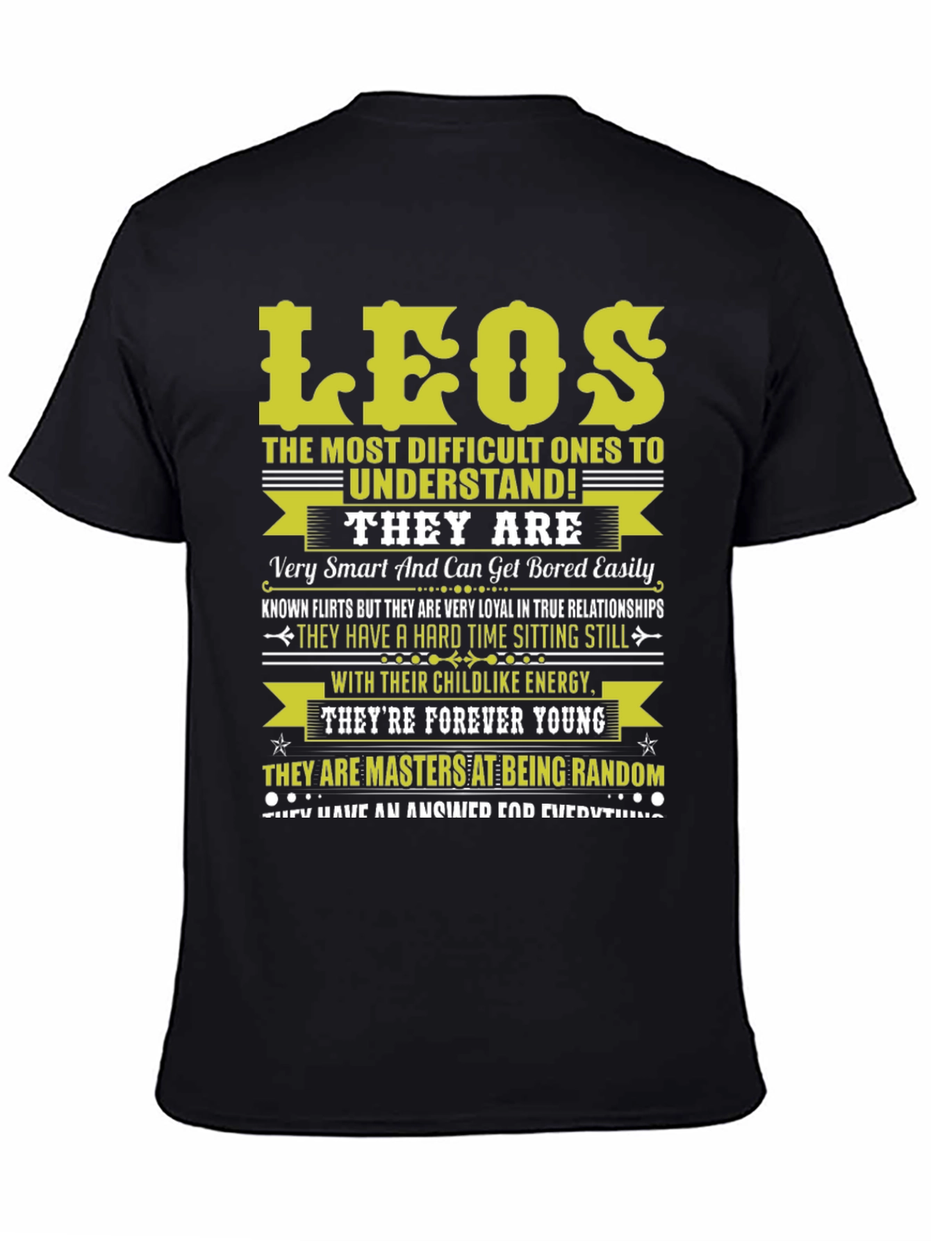 LEOS Zodiac T-Shirt: Difficult Ones to Understand!
