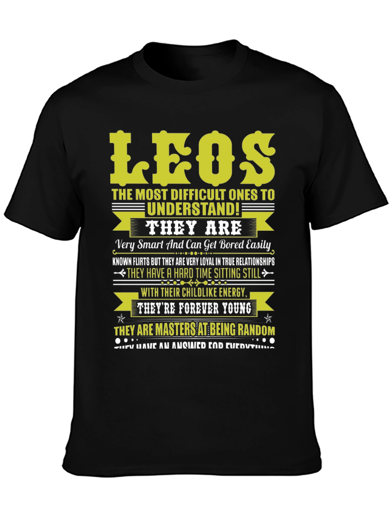 LEOS Zodiac T-Shirt: Difficult Ones to Understand!
