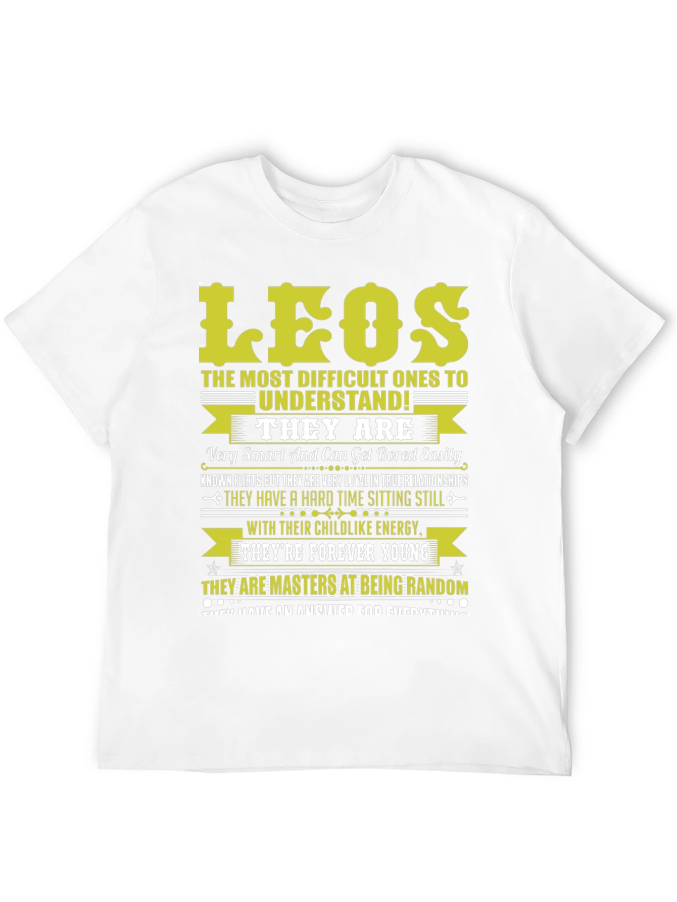 LEOS Zodiac T-Shirt: Difficult Ones to Understand!