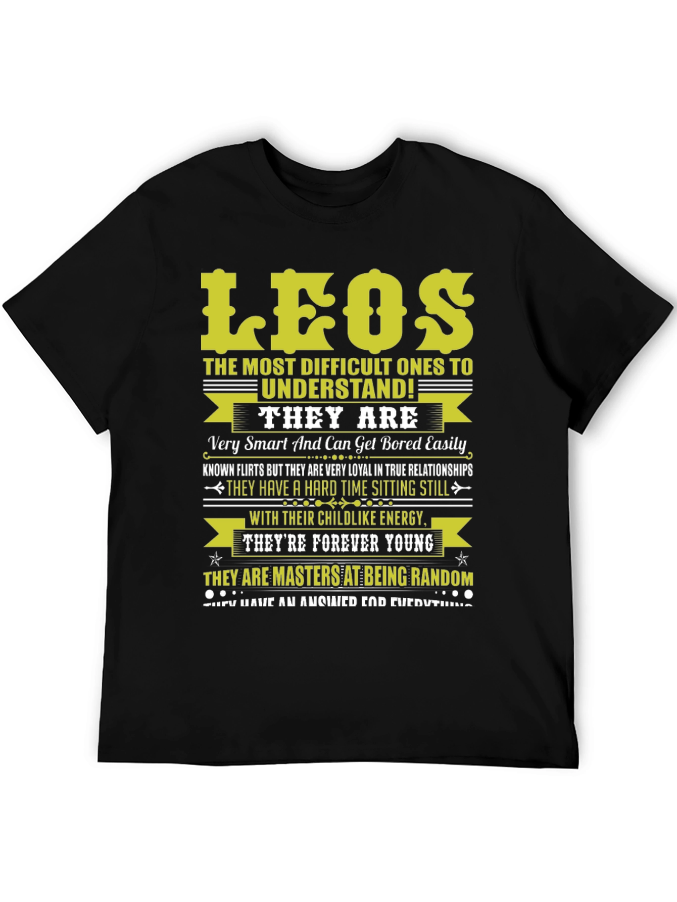 LEOS Zodiac T-Shirt: Difficult Ones to Understand!