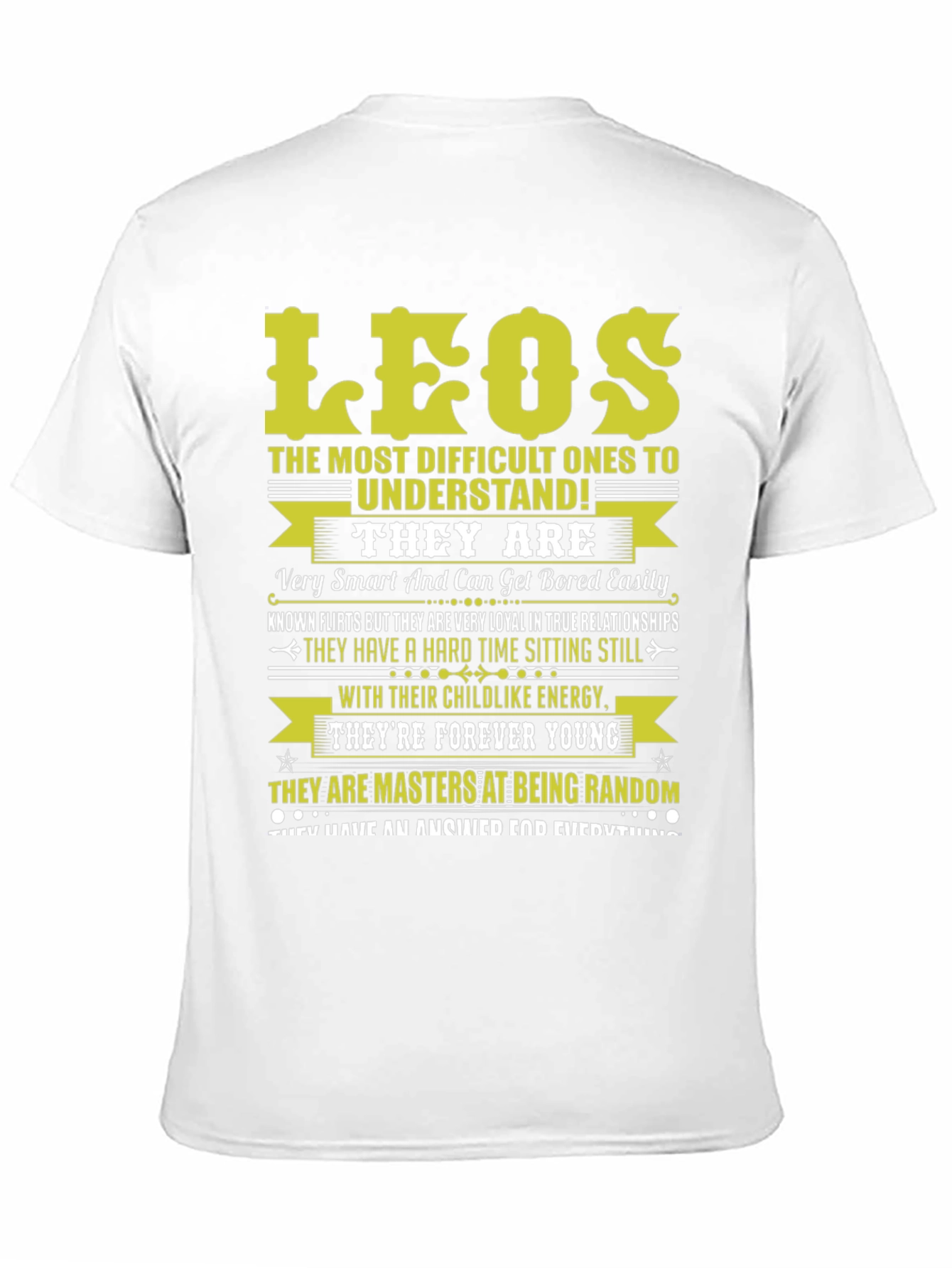 LEOS Zodiac T-Shirt: Difficult Ones to Understand!