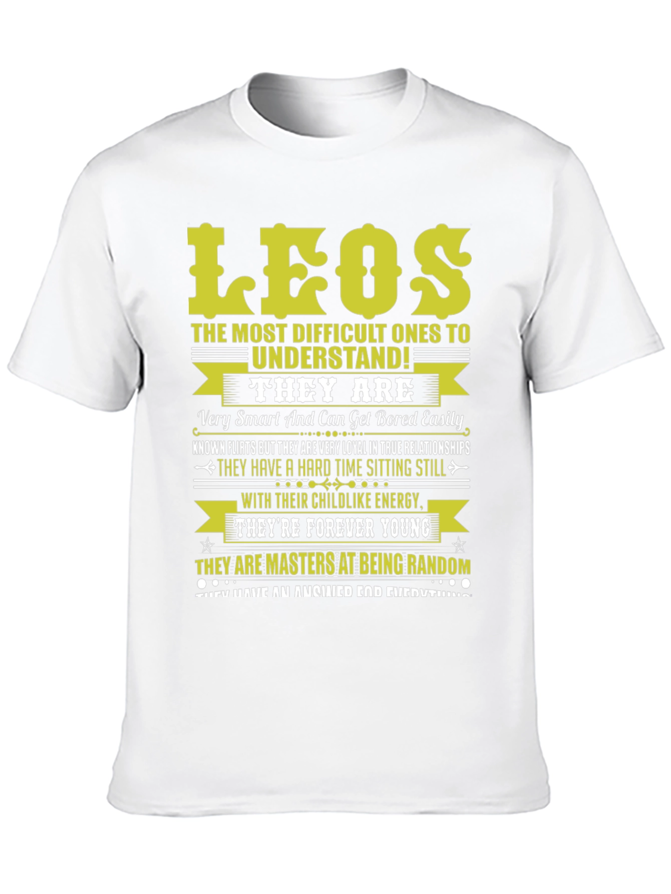 LEOS Zodiac T-Shirt: Difficult Ones to Understand!