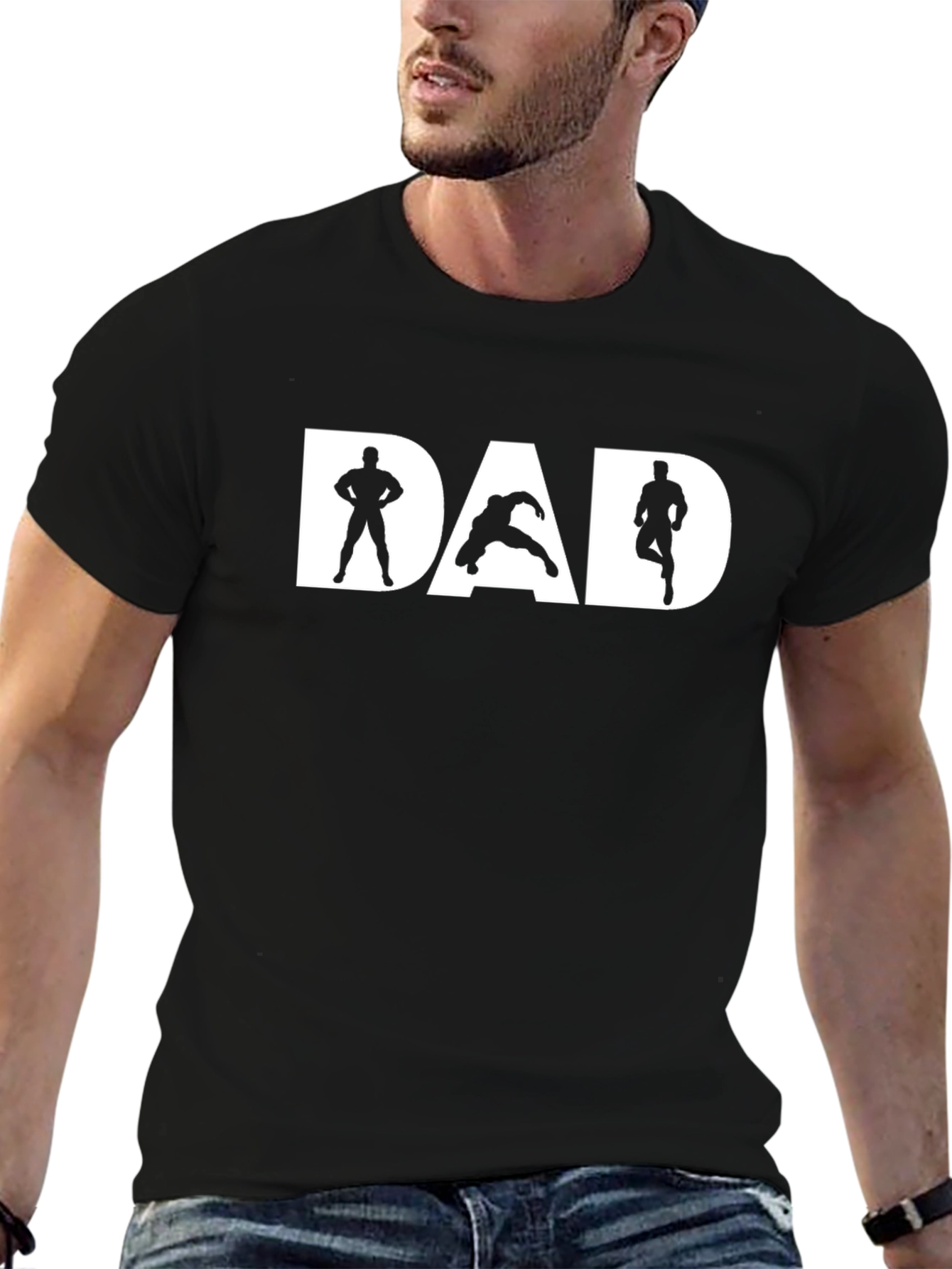 Dad Superhero Graphic Tee