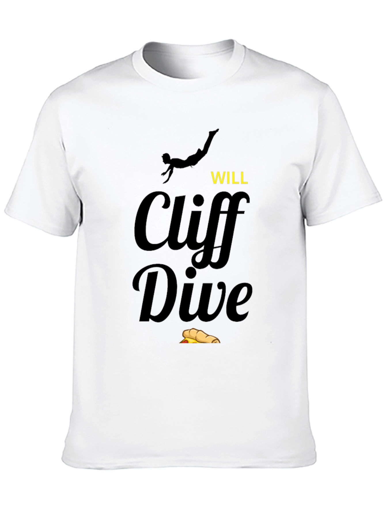 Cliff Dive T-Shirt - Novelty Humor Tee