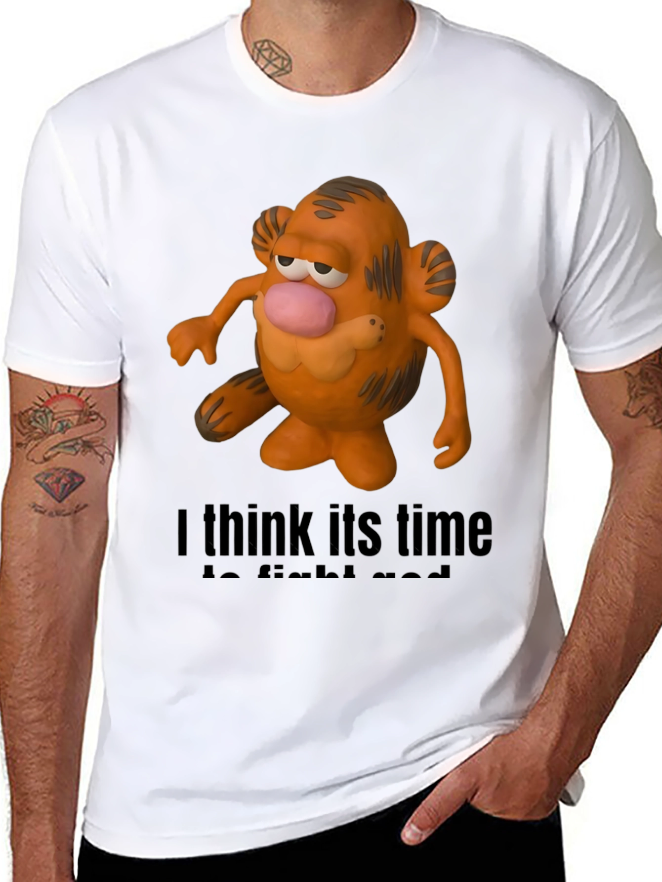 Potato Head Garfield Graphic Tee