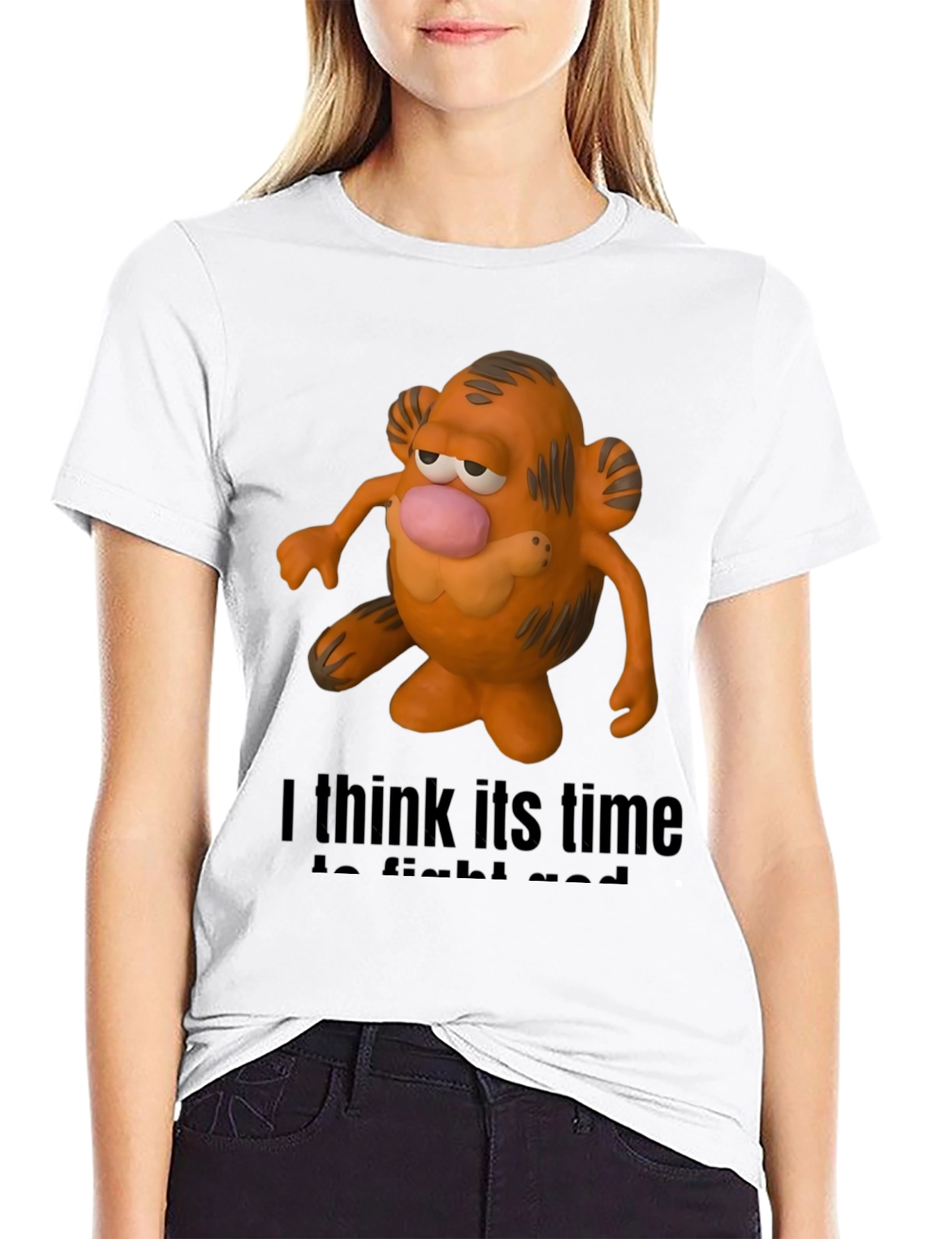 Potato Head Garfield Graphic Tee