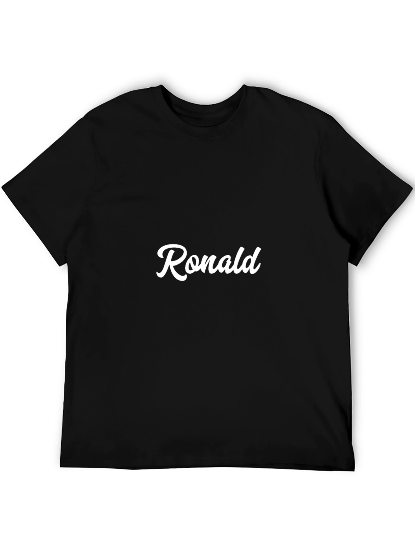 Personalized Ronald Black T-Shirt