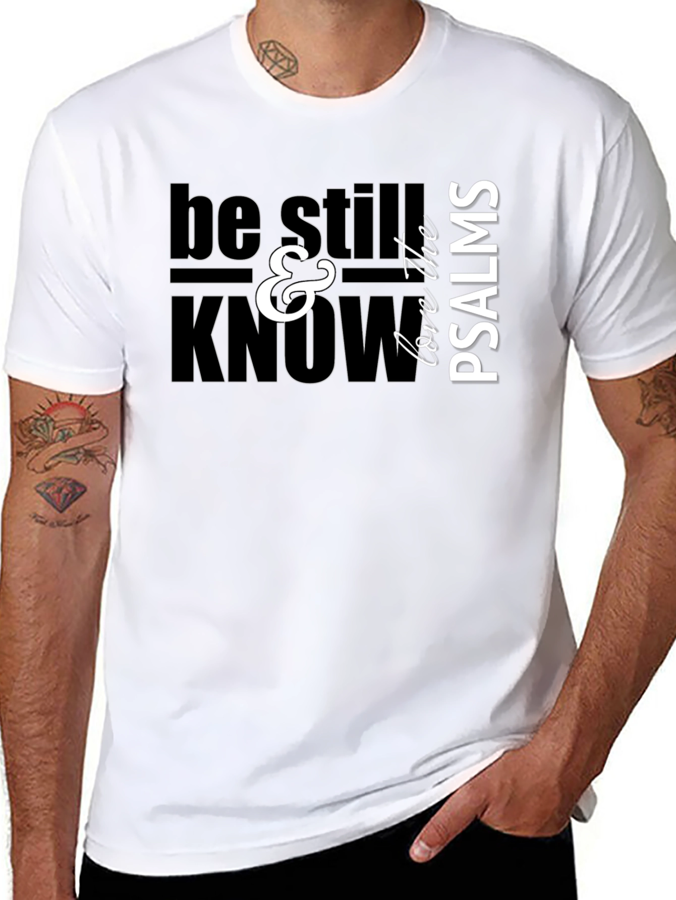 Be Still & Know Psalms Graphic T-Shirt