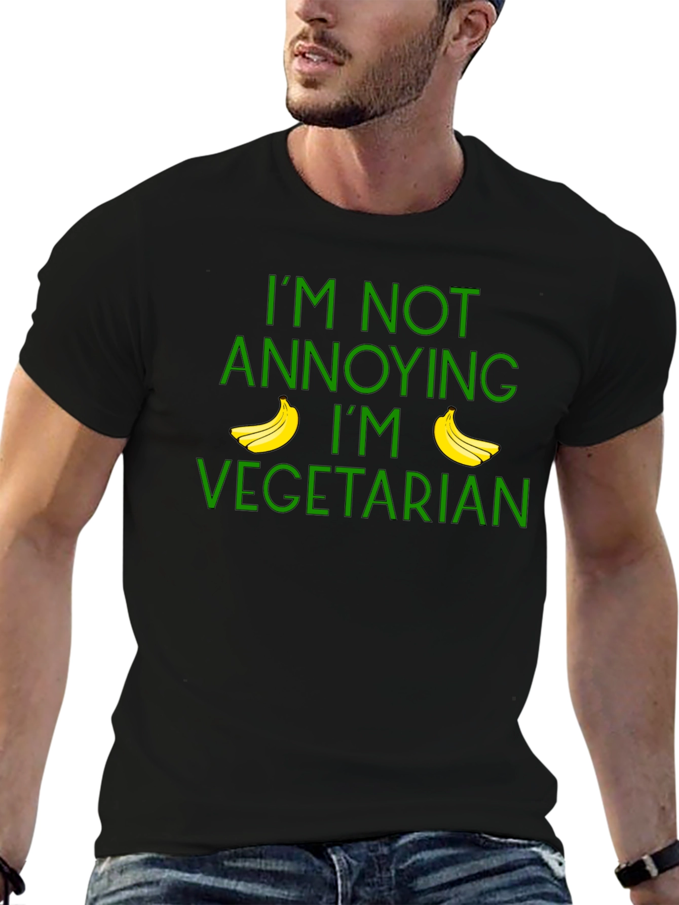Vegetarian Humor T-Shirt: Im Not Annoying