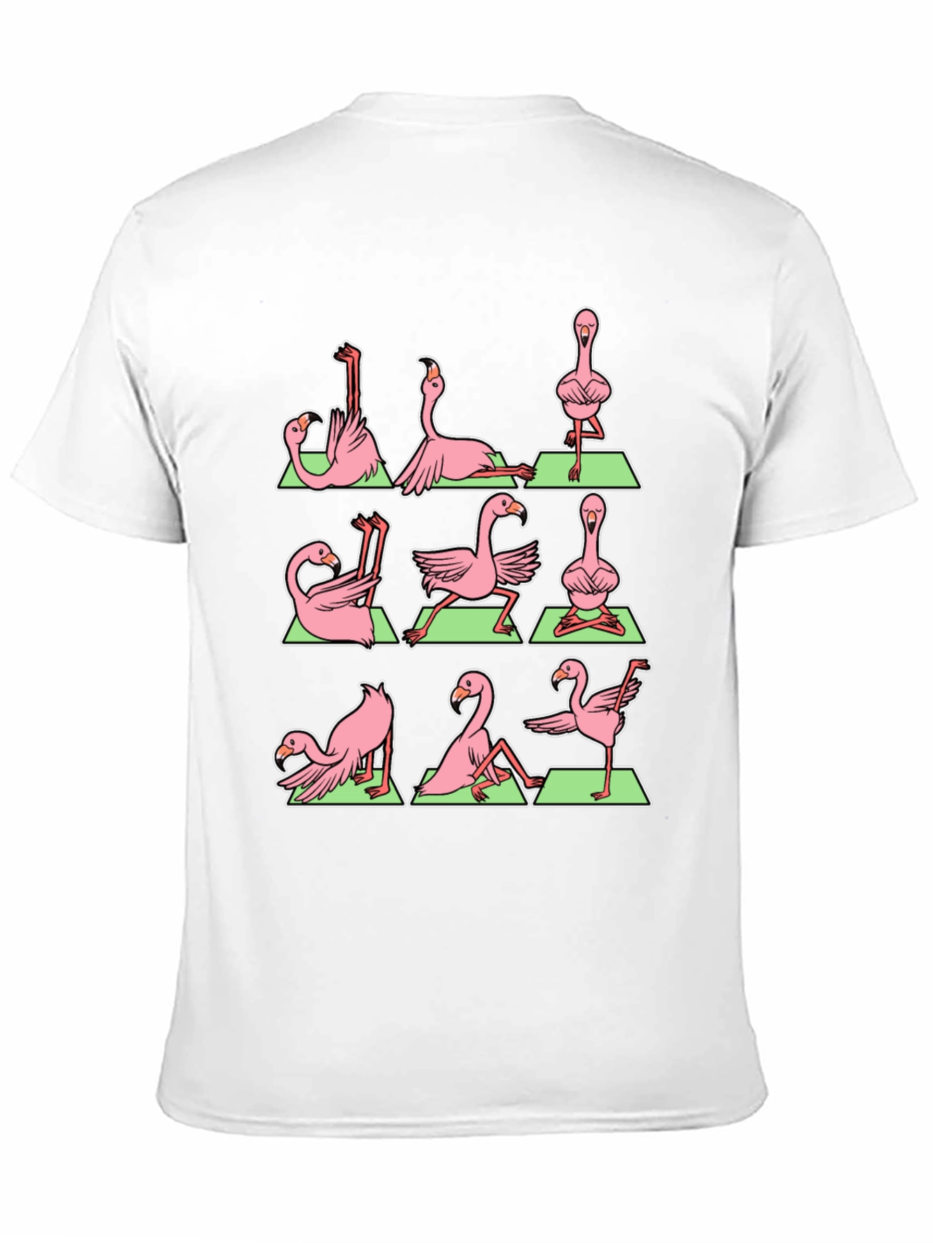 Yoga Flamingo T-Shirt - Black Graphic Tee