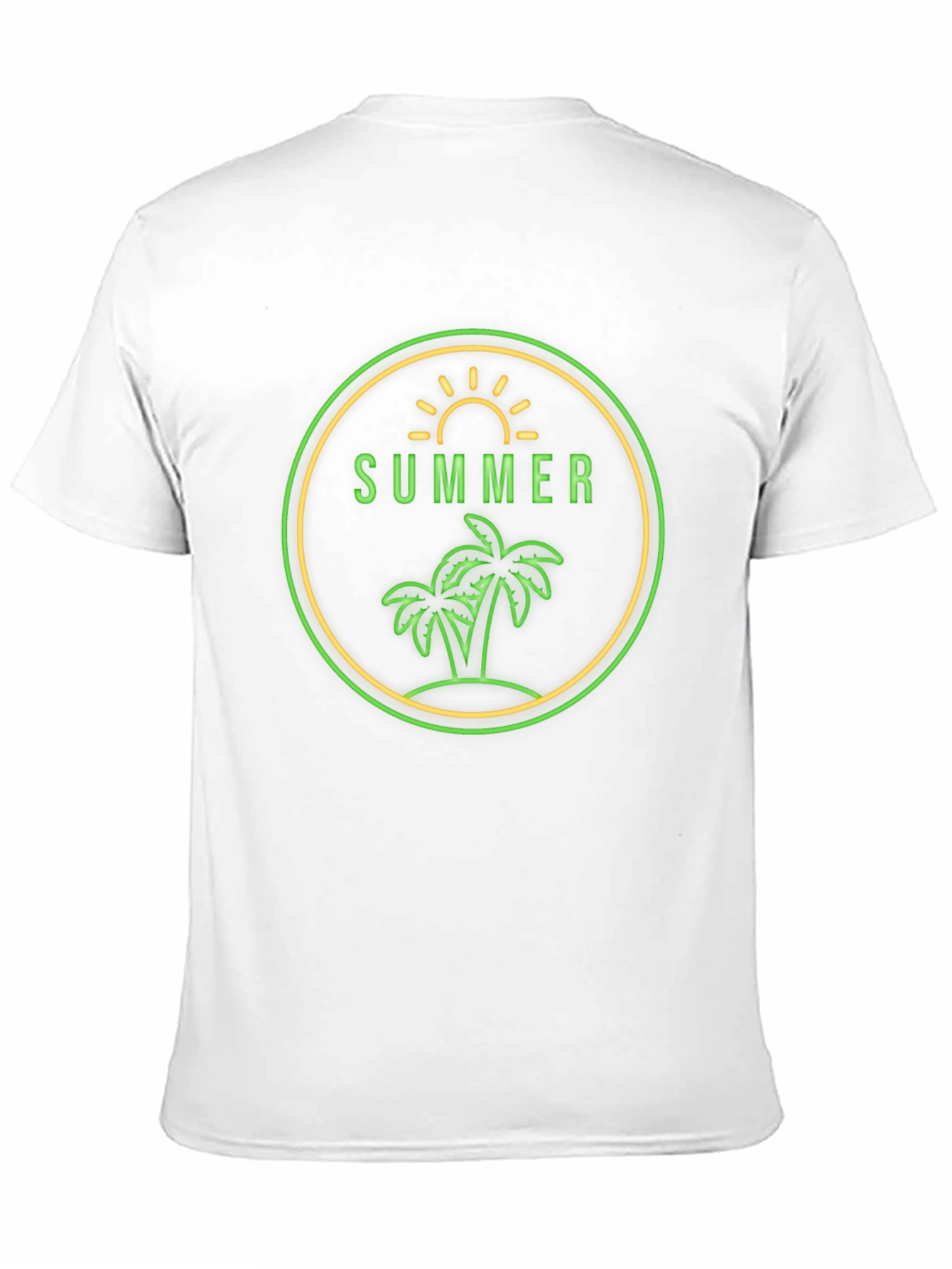 Summer Palm Graphic Tee - Vacation Ready