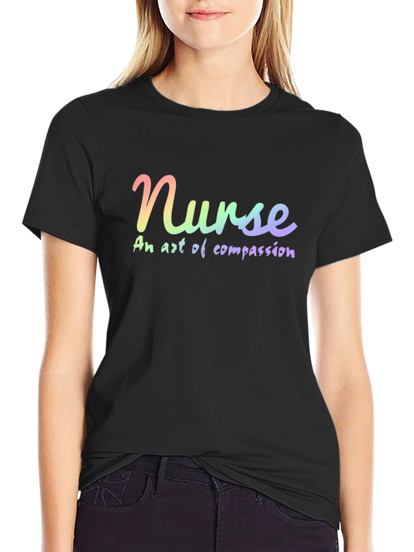 Nurse: An Art of Compassion - Black T-Shirt