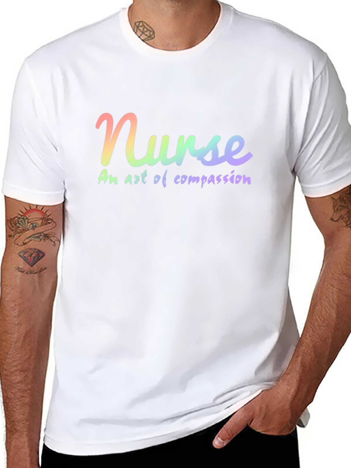 Nurse: An Art of Compassion - Black T-Shirt