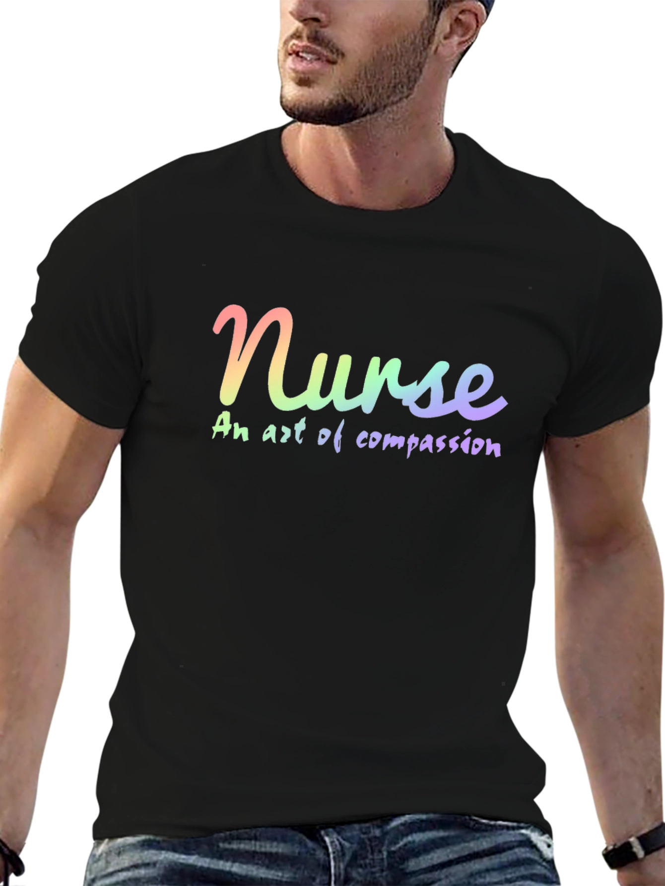 Nurse: An Art of Compassion - Black T-Shirt