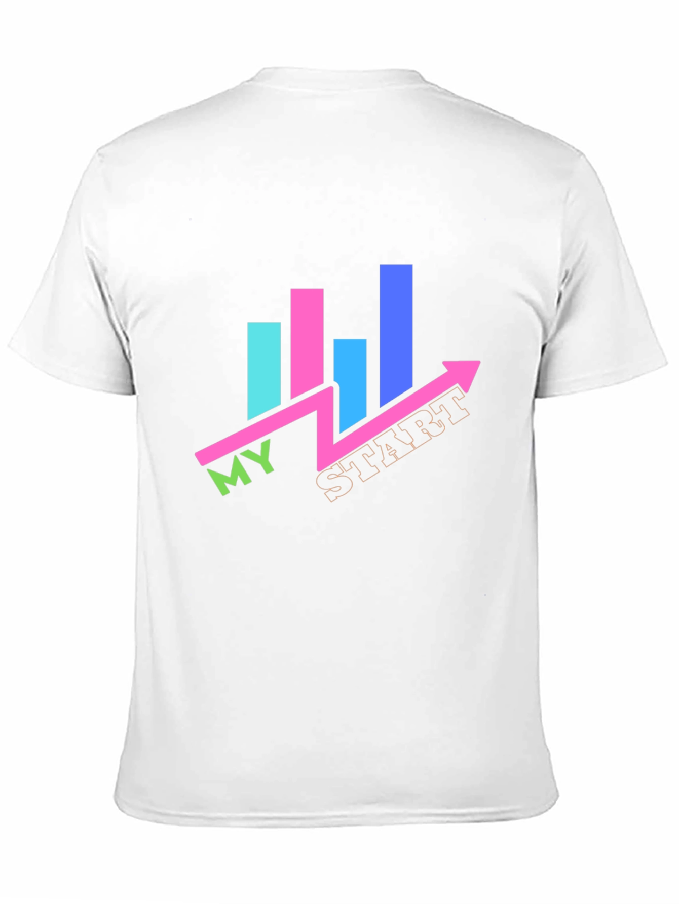 My Start Black Graphic Tee