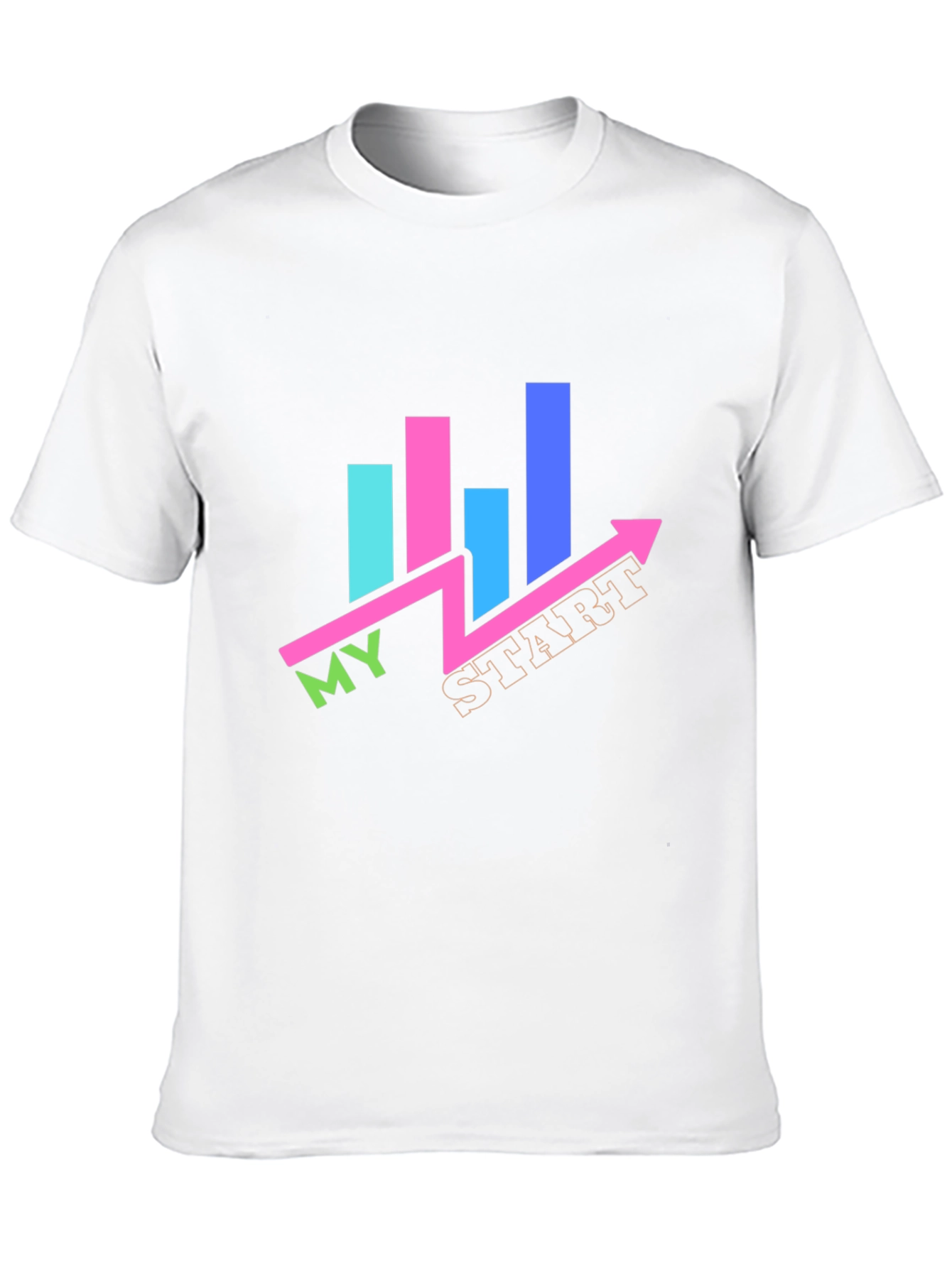 My Start Black Graphic Tee