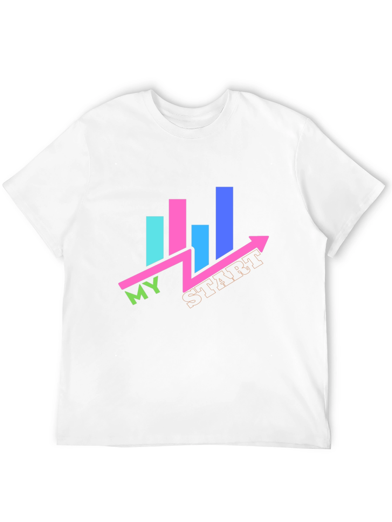 My Start Black Graphic Tee
