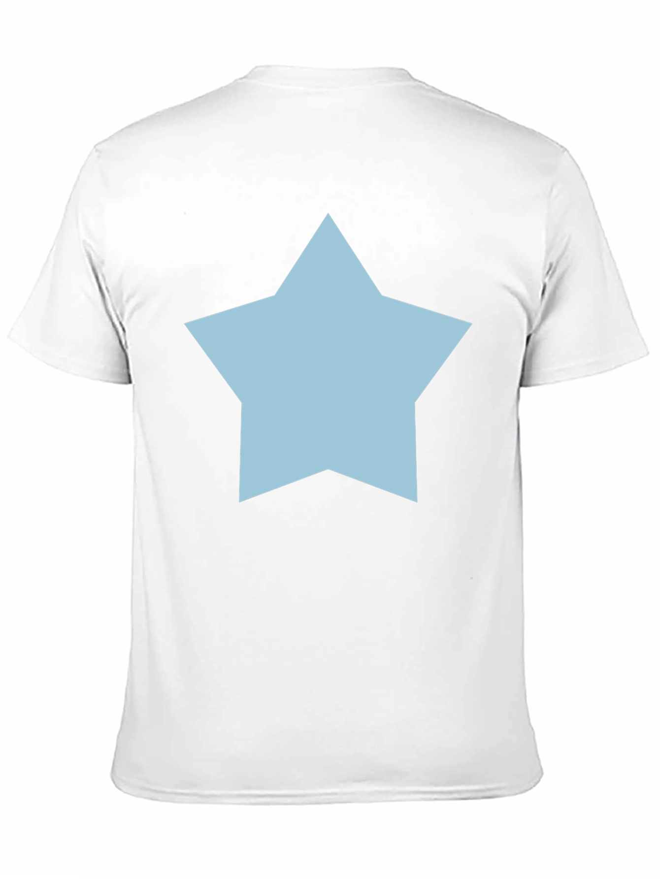 Star Graphic Tee - Casual Black Cotton T-Shirt