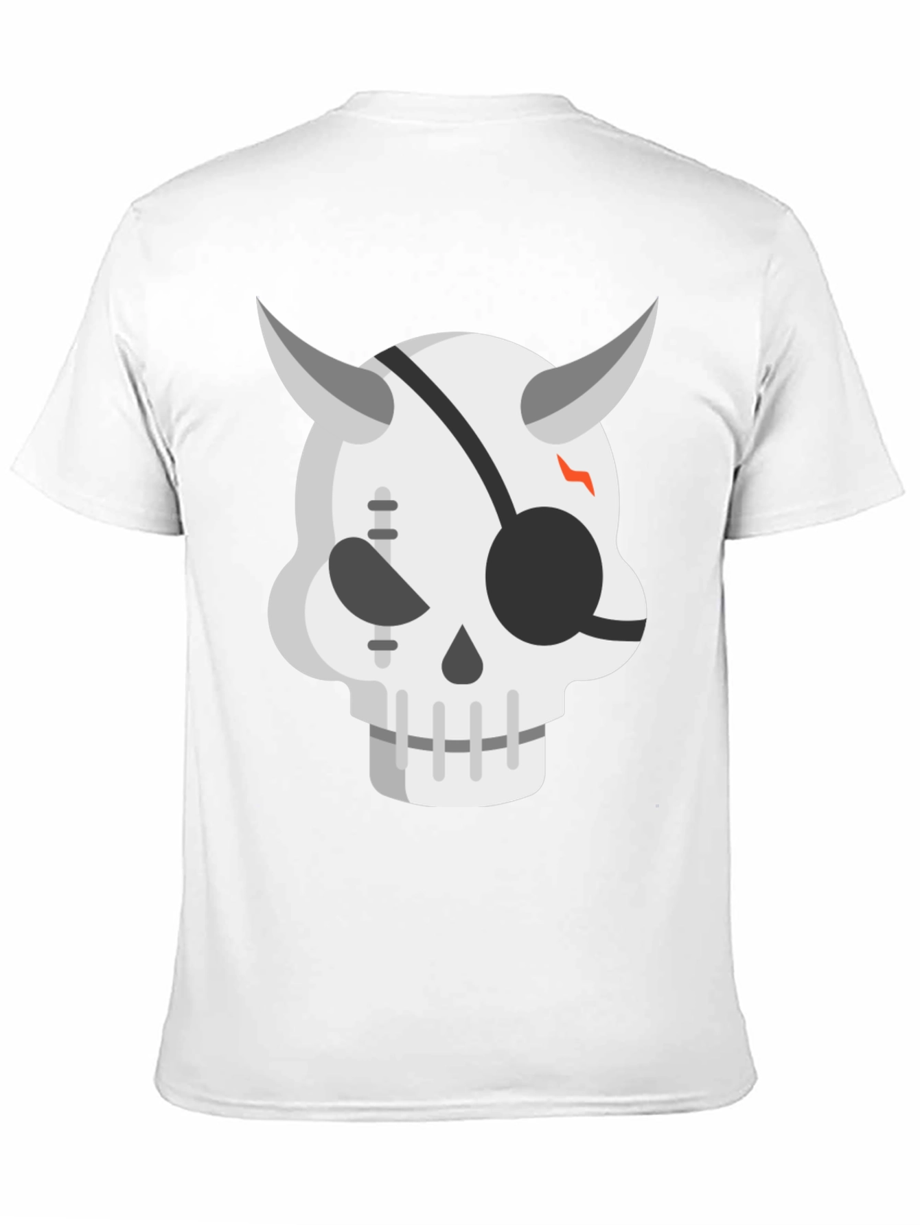Devil Skull Graphic Tee - Cool Edgy Mens T-Shirt