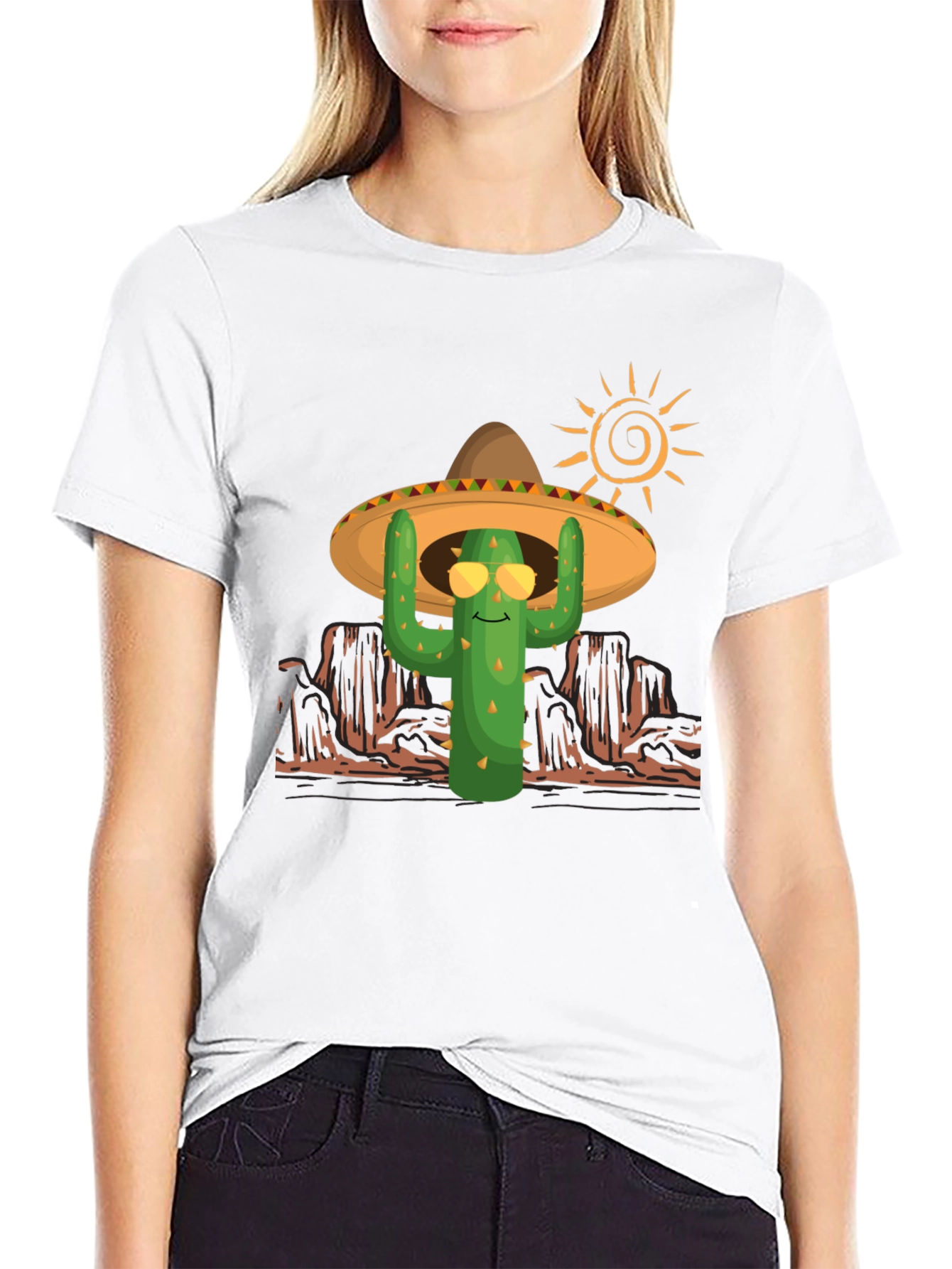 Cool Cactus Tee - Desert Vibes T-Shirt