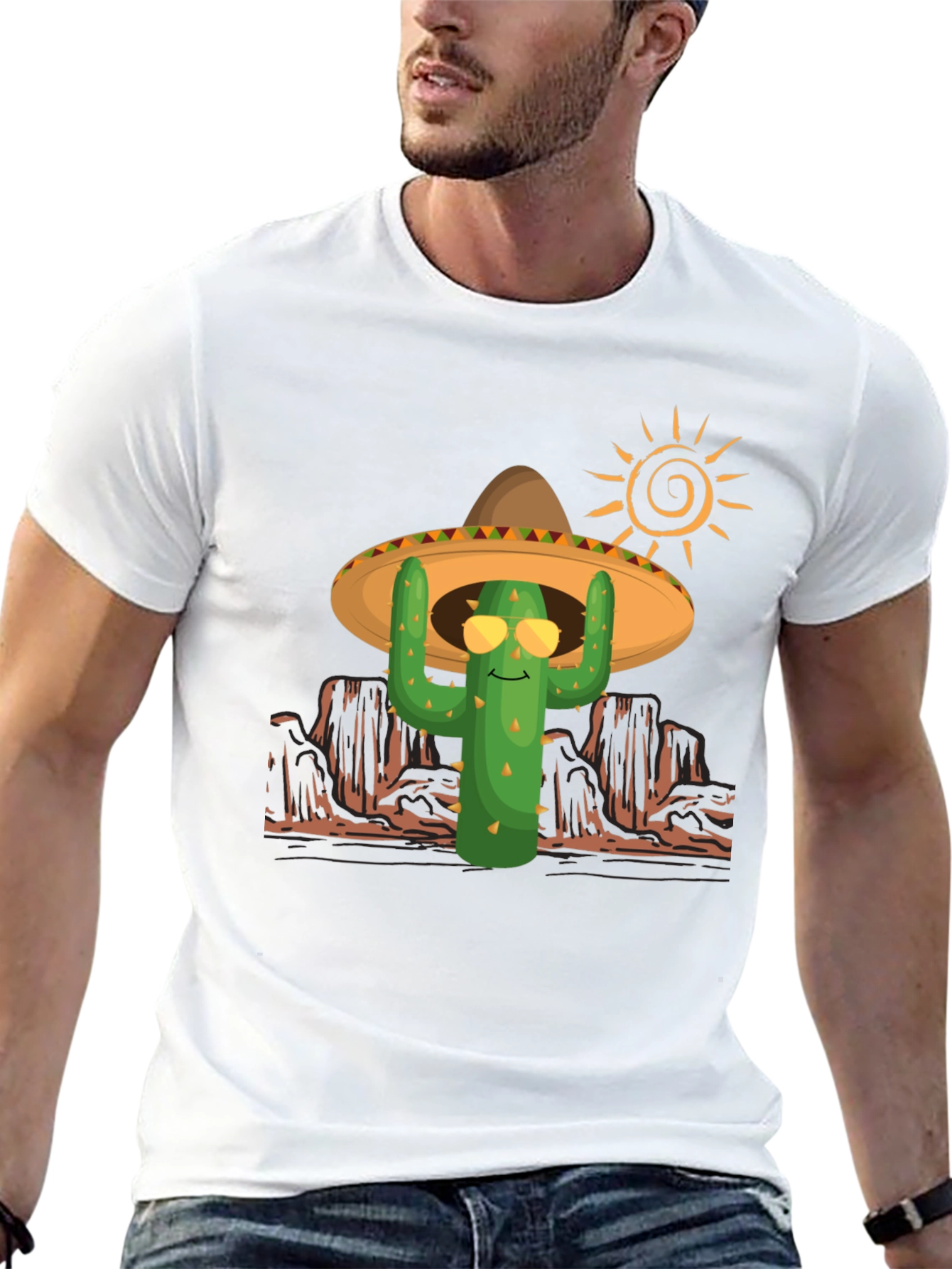 Cool Cactus Tee - Desert Vibes T-Shirt