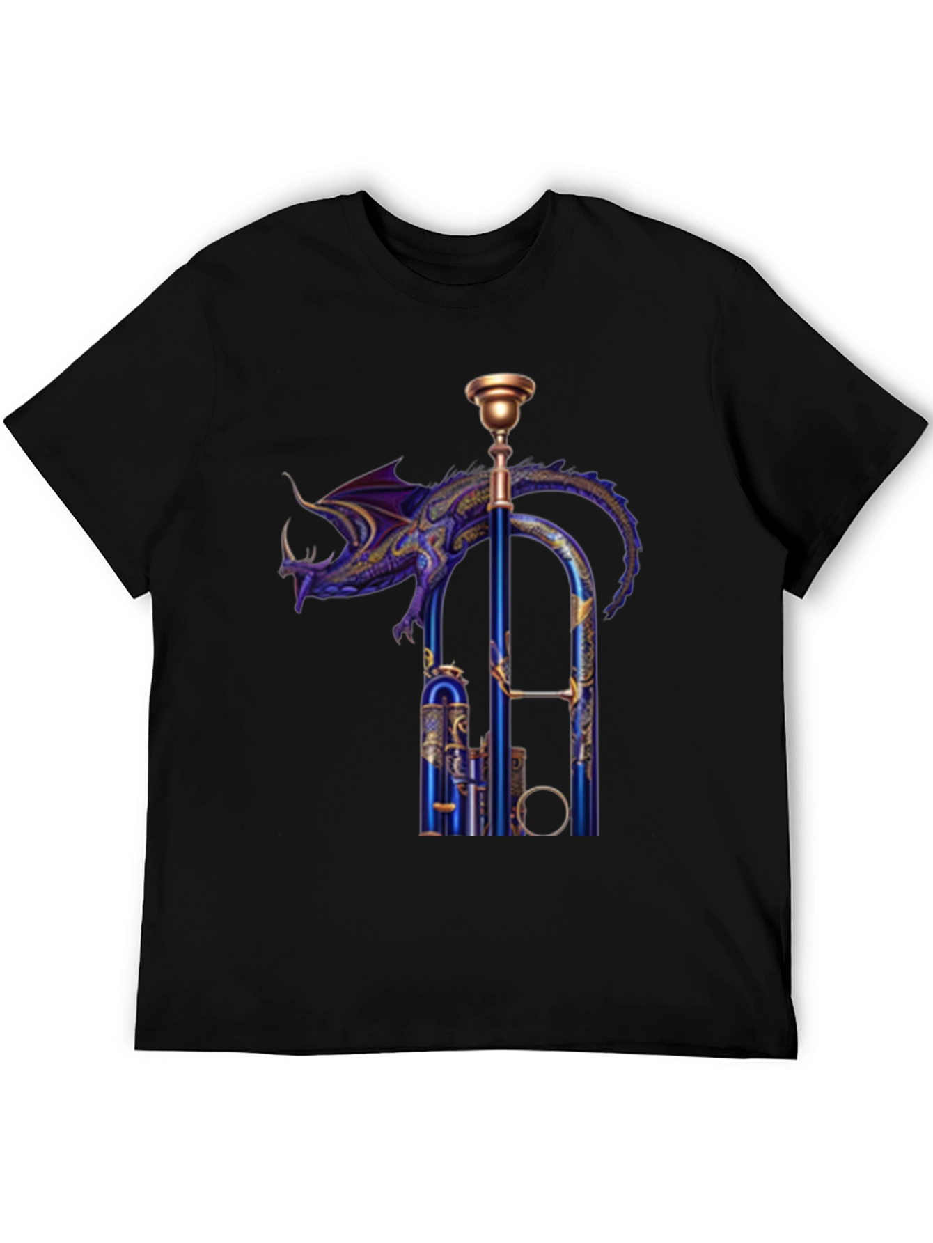 Dragon Trumpet Graphic T-Shirt