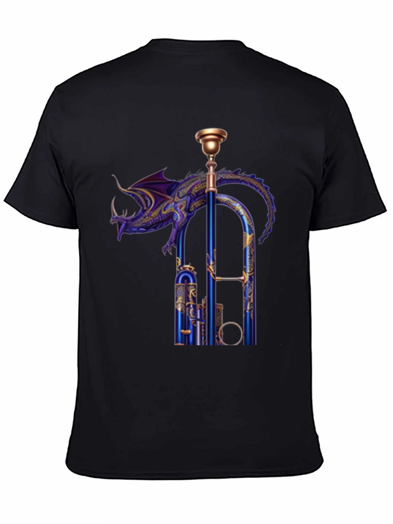 Dragon Trumpet Graphic T-Shirt