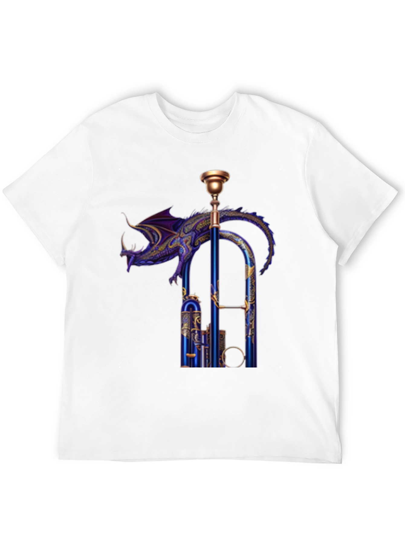 Dragon Trumpet Graphic T-Shirt