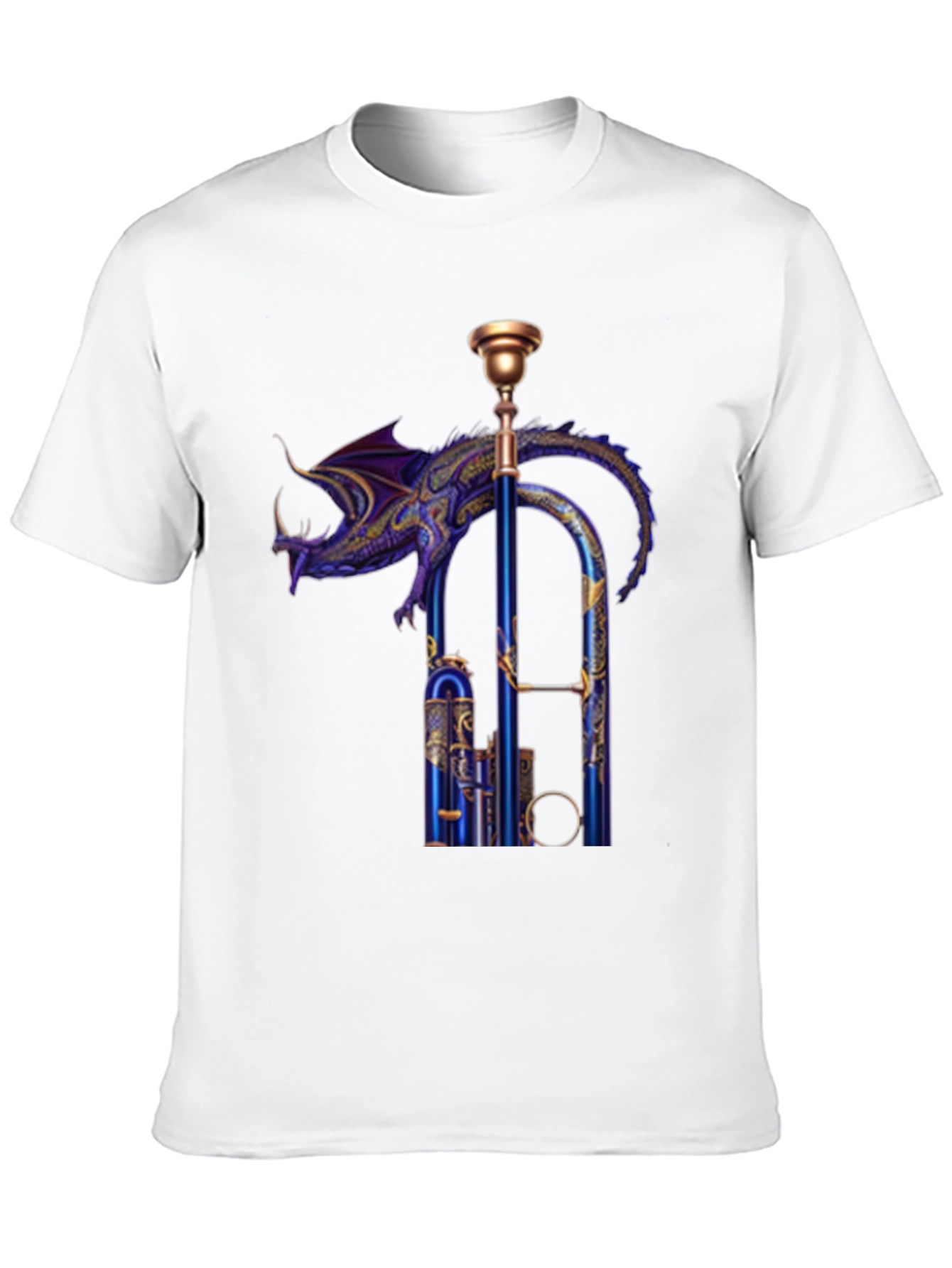 Dragon Trumpet Graphic T-Shirt